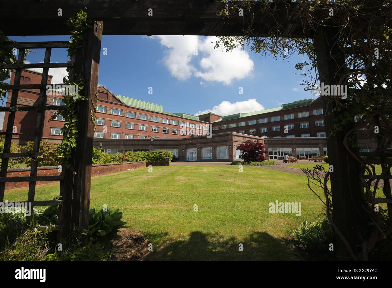 Golden Jubilee Conference Hotel, Beardmore Street, Glasgow, G81 4SA. Schottland, das früher als Beardmore Hotel bekannt war. Stockfoto
