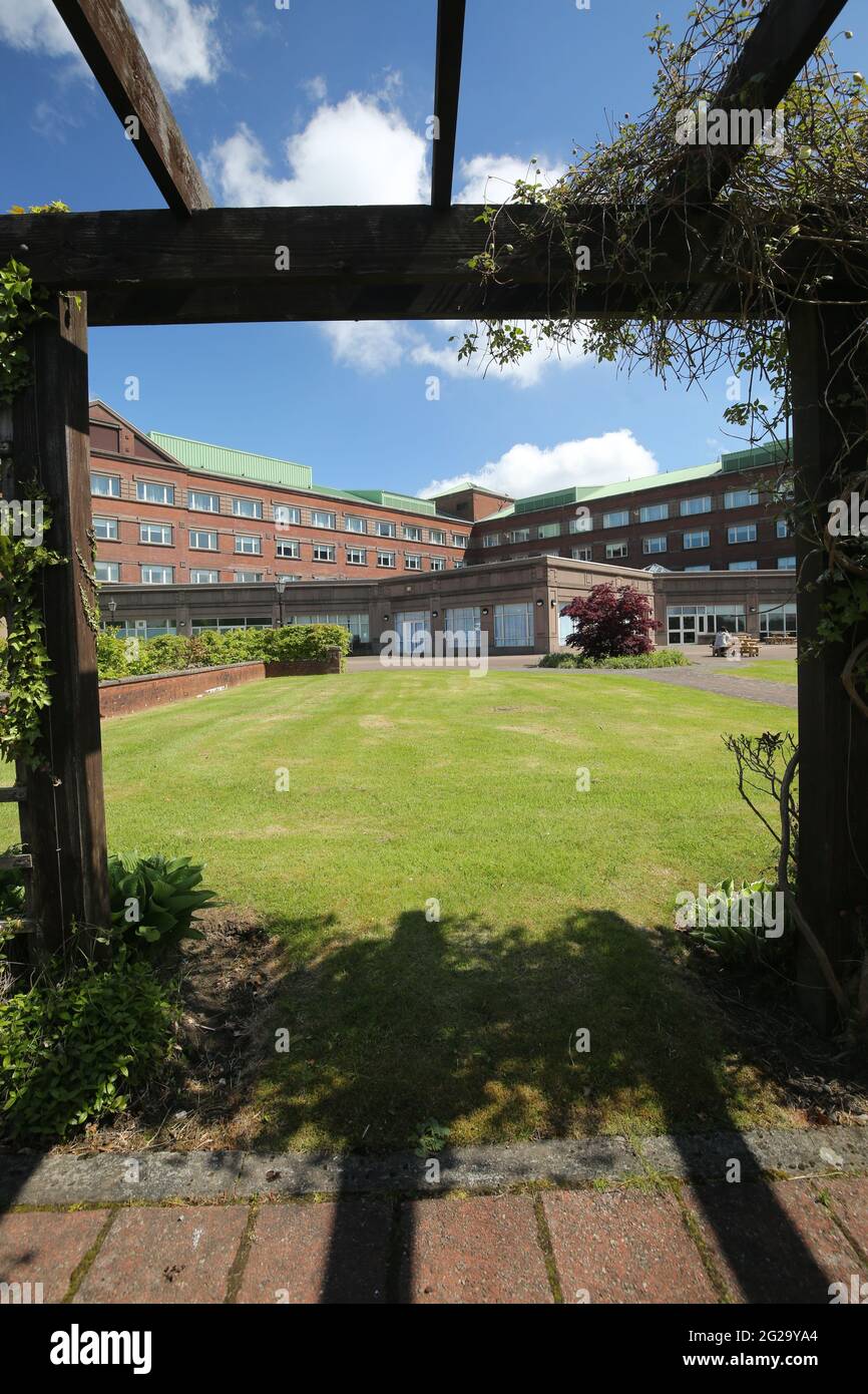 Golden Jubilee Conference Hotel, Beardmore Street, Glasgow, G81 4SA. Schottland, das früher als Beardmore Hotel bekannt war. Stockfoto