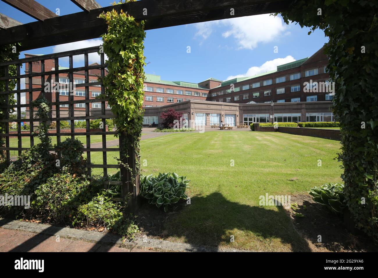 Golden Jubilee Conference Hotel, Beardmore Street, Glasgow, G81 4SA. Schottland, das früher als Beardmore Hotel bekannt war. Stockfoto