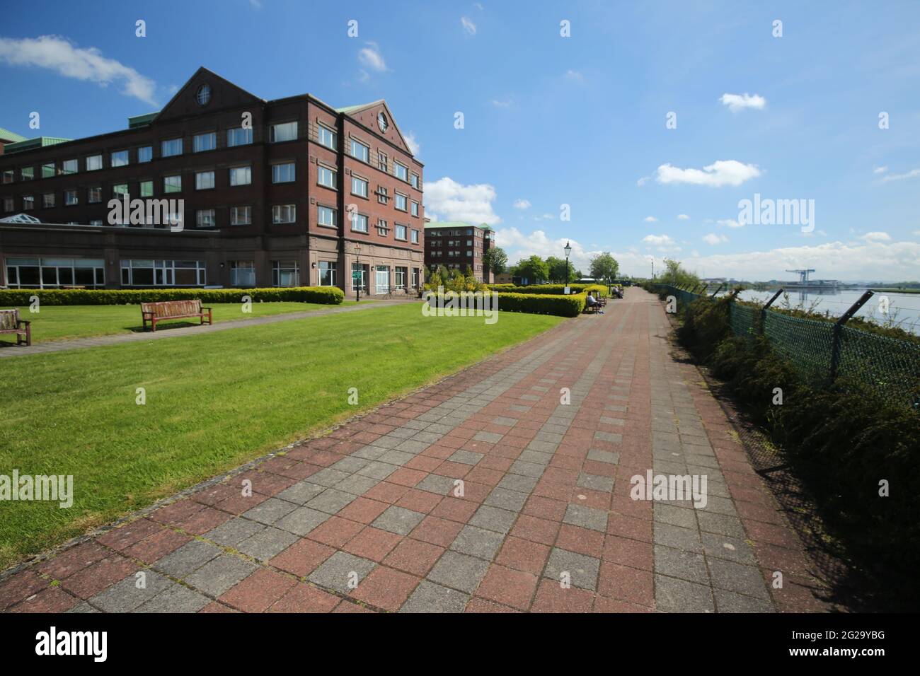 Golden Jubilee Conference Hotel, Beardmore Street, Glasgow, G81 4SA. Schottland, das früher als Beardmore Hotel bekannt war. Stockfoto