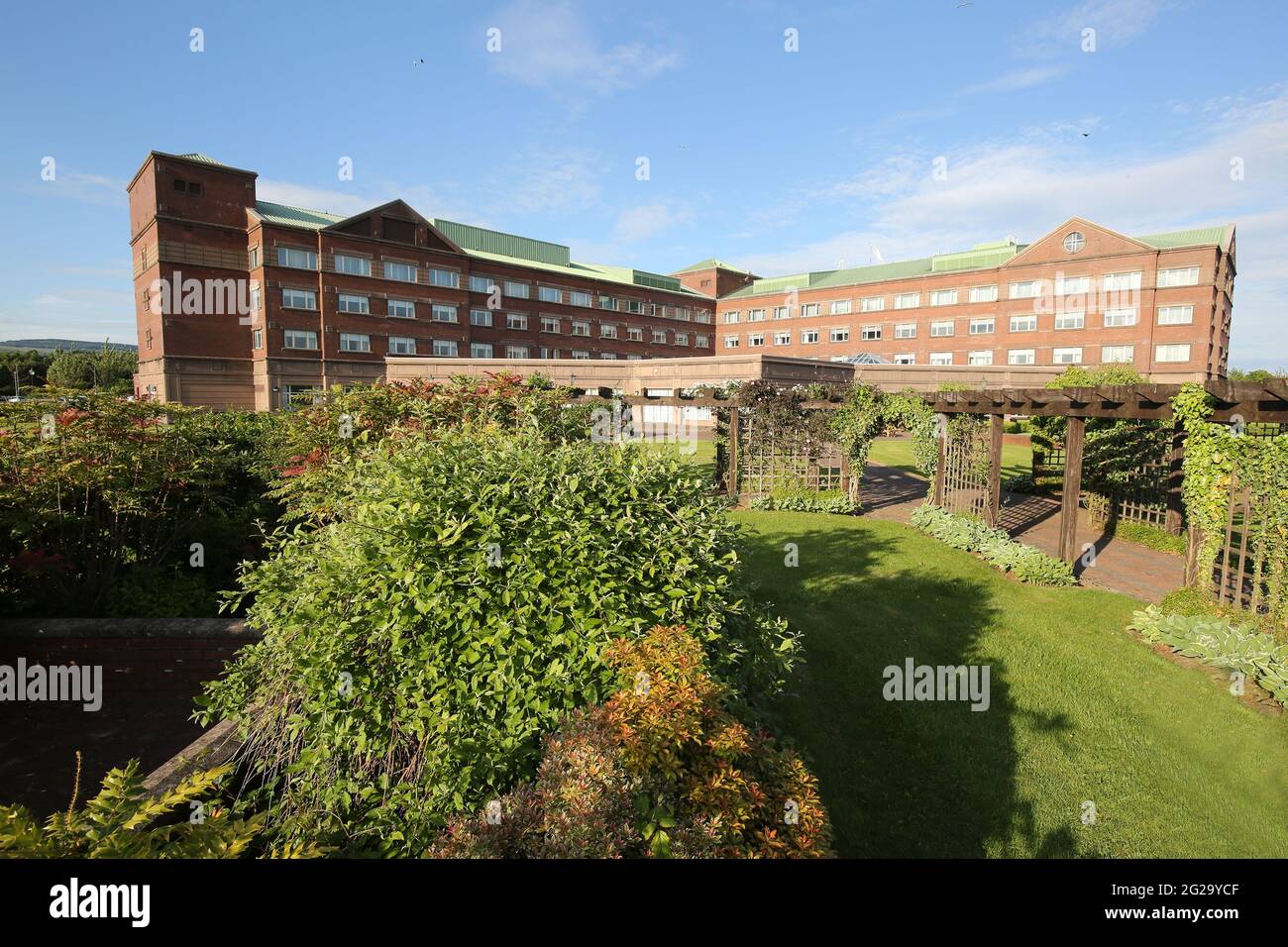 Golden Jubilee Conference Hotel, Beardmore Street, Glasgow, G81 4SA. Schottland, das früher als Beardmore Hotel bekannt war. Stockfoto