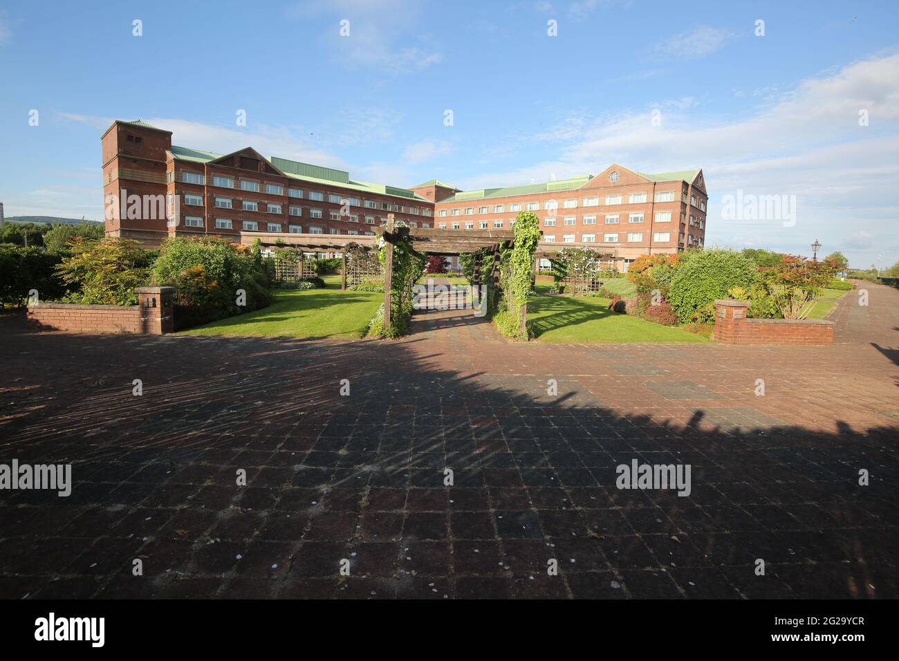 Golden Jubilee Conference Hotel, Beardmore Street, Glasgow, G81 4SA. Schottland, das früher als Beardmore Hotel bekannt war. Stockfoto