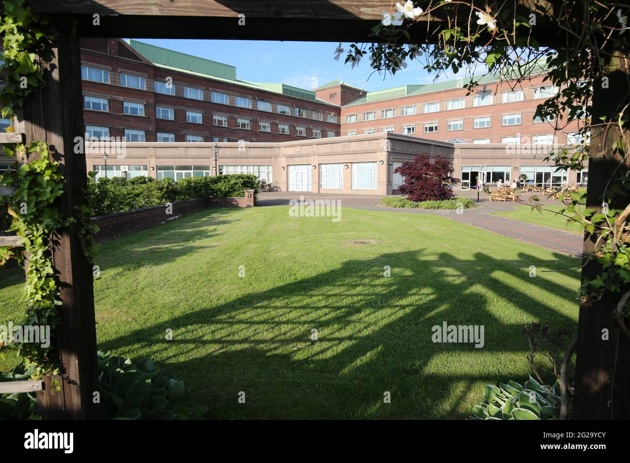 Golden Jubilee Conference Hotel, Beardmore Street, Glasgow, G81 4SA. Schottland, das früher als Beardmore Hotel bekannt war. Stockfoto