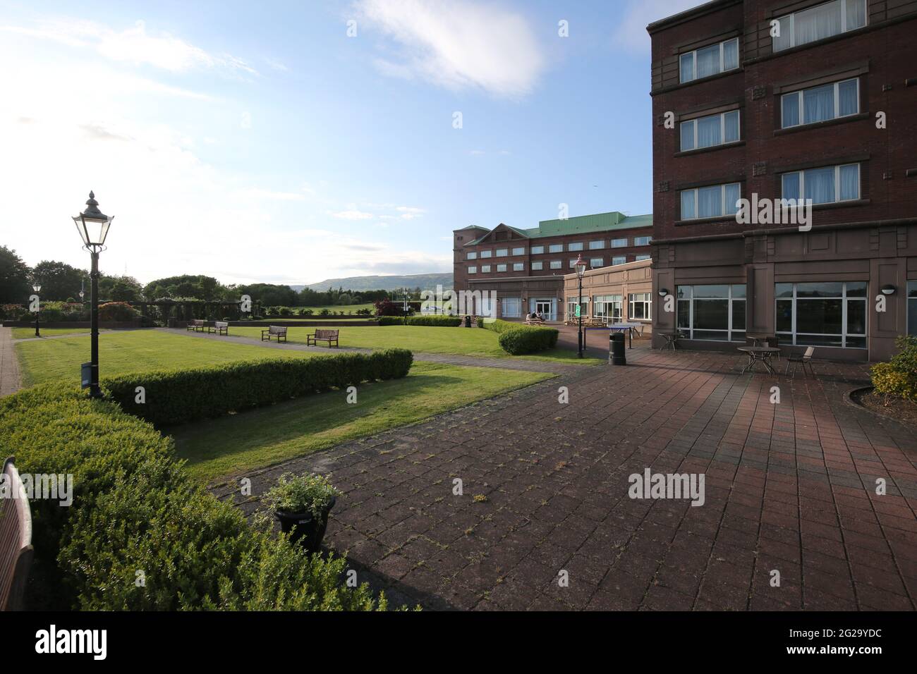Golden Jubilee Conference Hotel, Beardmore Street, Glasgow, G81 4SA. Schottland, das früher als Beardmore Hotel bekannt war. Stockfoto