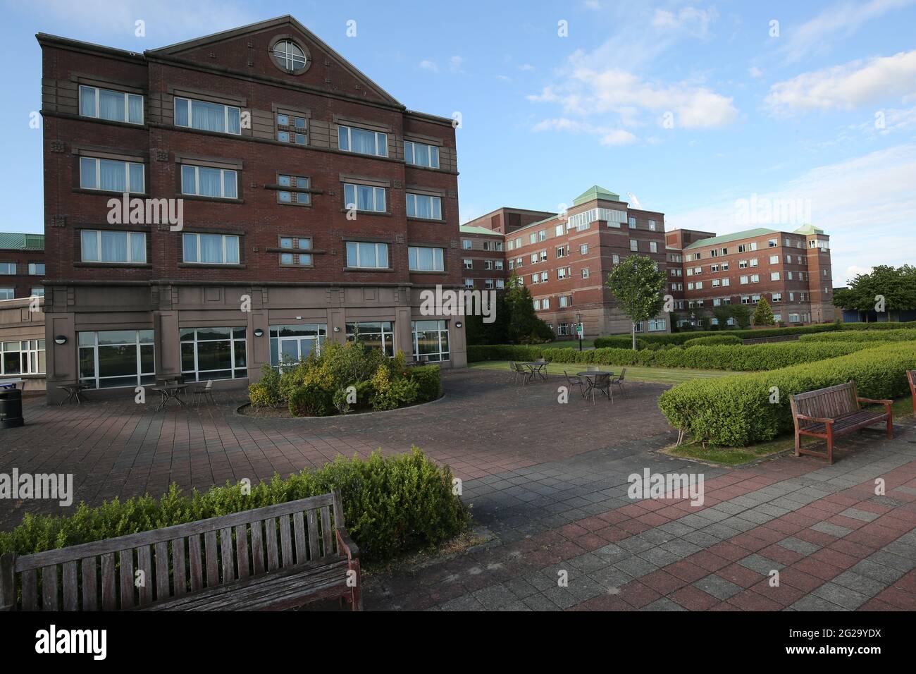 Golden Jubilee Conference Hotel, Beardmore Street, Glasgow, G81 4SA. Schottland, das früher als Beardmore Hotel bekannt war. Stockfoto