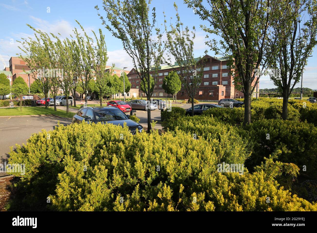 Golden Jubilee Conference Hotel, Beardmore Street, Glasgow, G81 4SA. Schottland, das früher als Beardmore Hotel bekannt war. Stockfoto