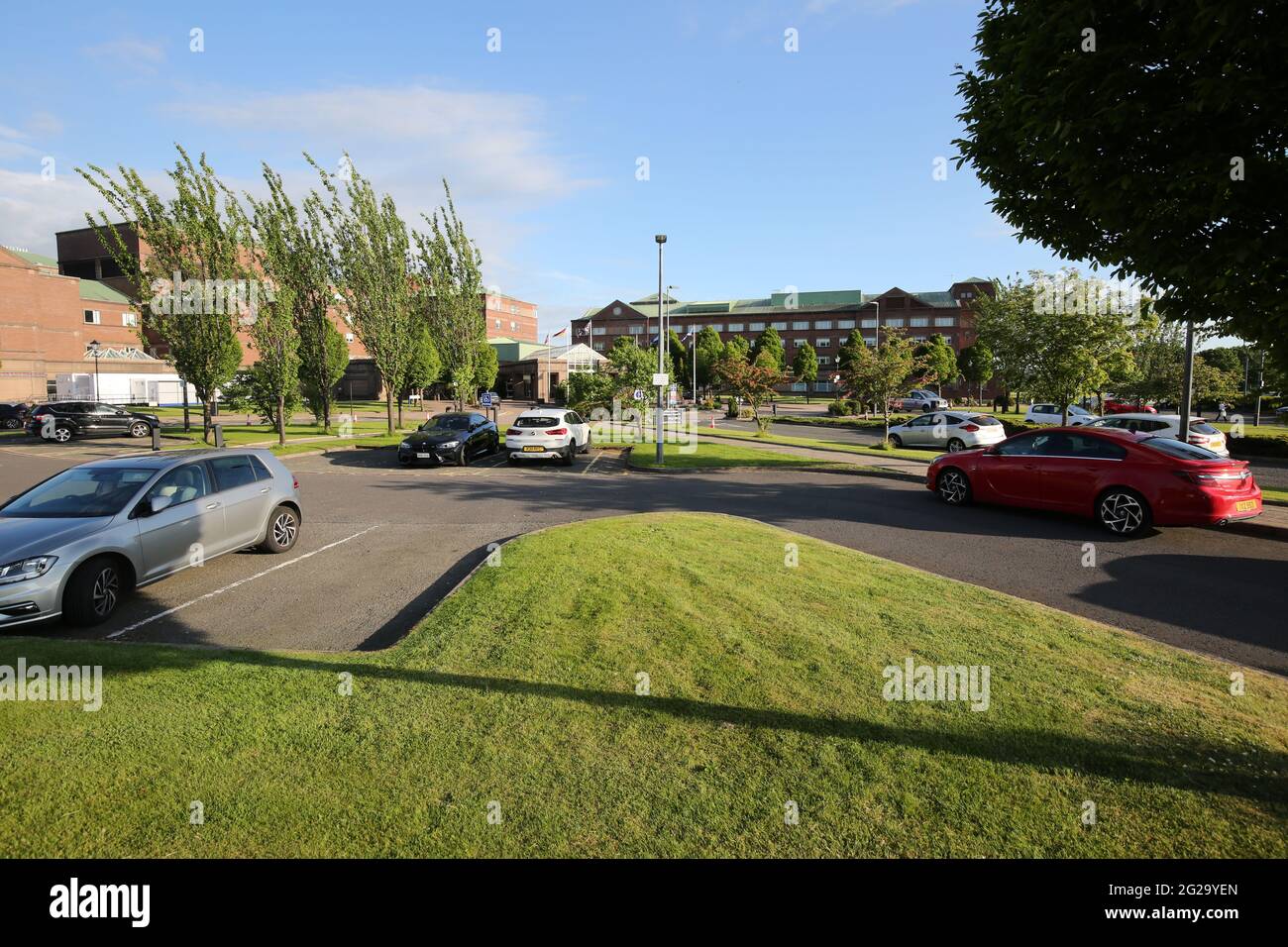 Golden Jubilee Conference Hotel, Beardmore Street, Glasgow, G81 4SA. Schottland, das früher als Beardmore Hotel bekannt war. Stockfoto
