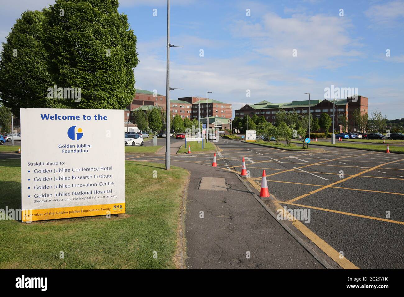 Golden Jubilee Conference Hotel, Beardmore Street, Glasgow, G81 4SA. Schottland, das früher als Beardmore Hotel bekannt war. Stockfoto