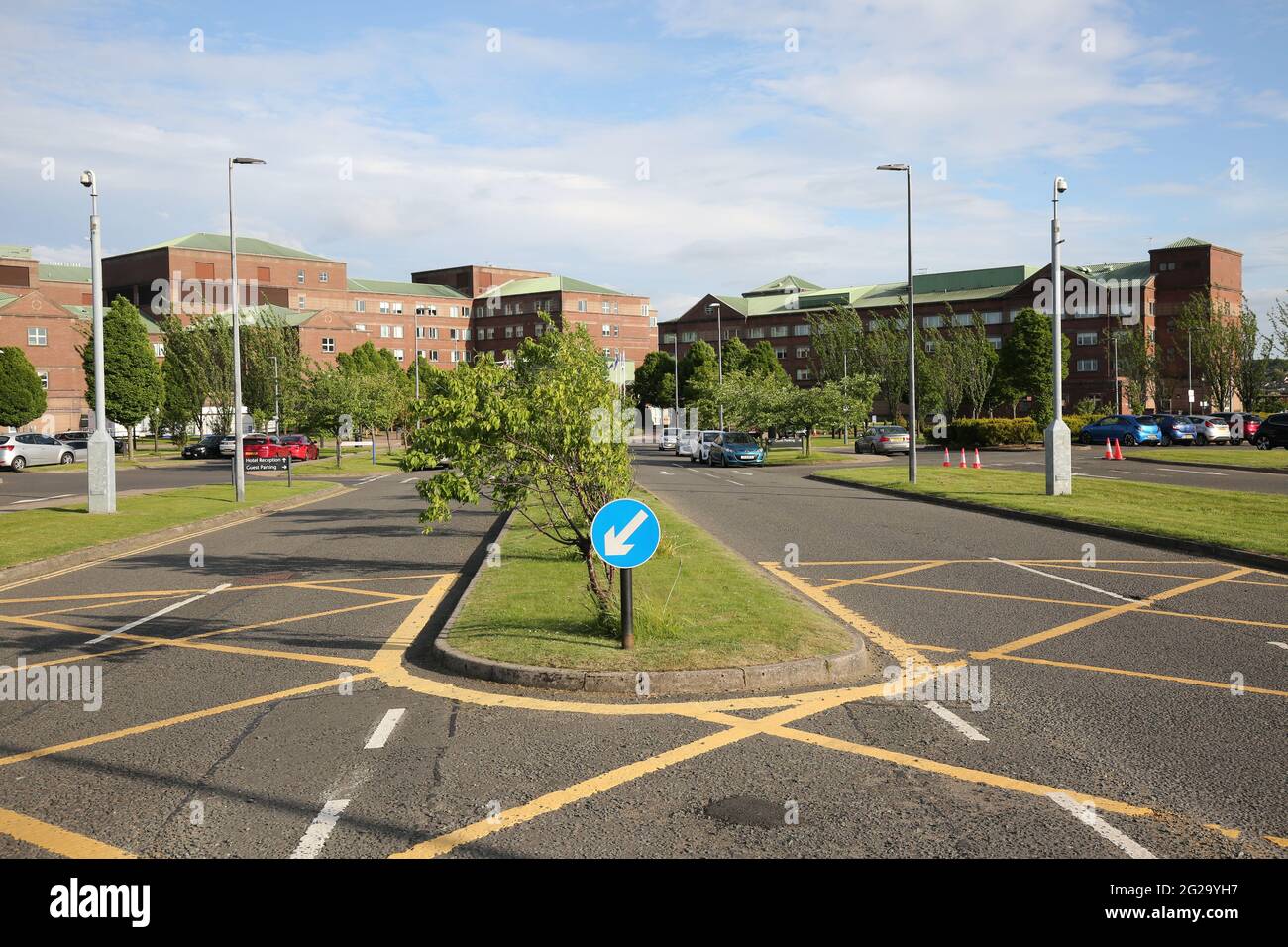 Golden Jubilee Conference Hotel, Beardmore Street, Glasgow, G81 4SA. Schottland, das früher als Beardmore Hotel bekannt war. Stockfoto