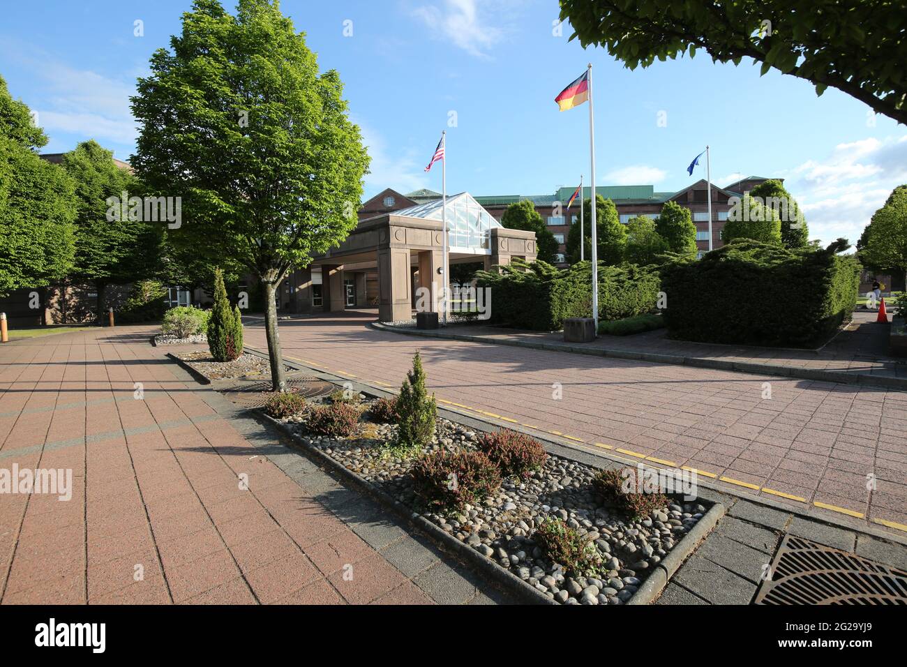 Golden Jubilee Conference Hotel, Beardmore Street, Glasgow, G81 4SA. Schottland, das früher als Beardmore Hotel bekannt war. Stockfoto