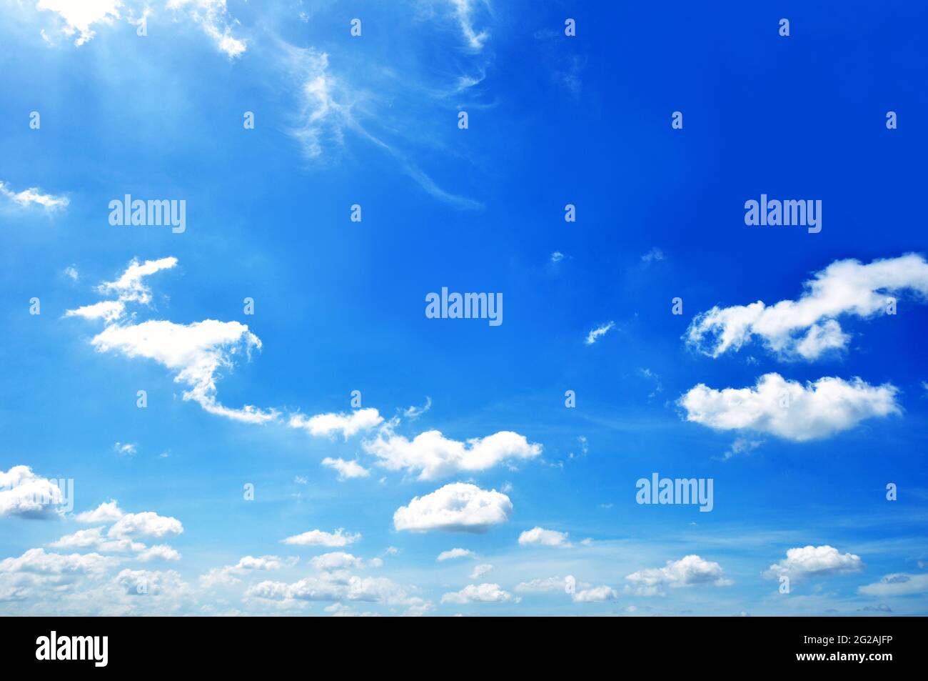 Schönen blauen Himmel Stockfoto