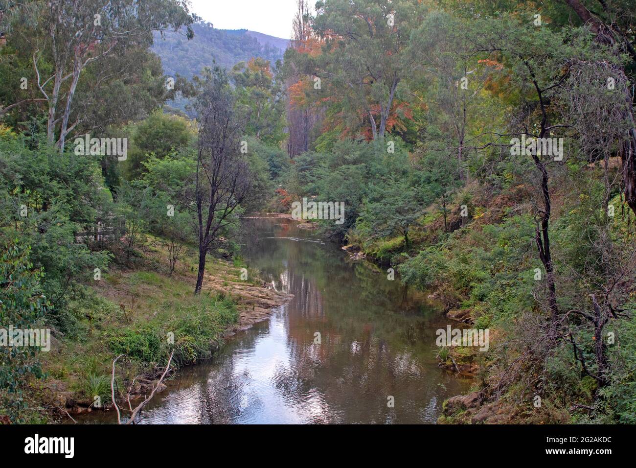 Öfen Fluss in hell Stockfoto