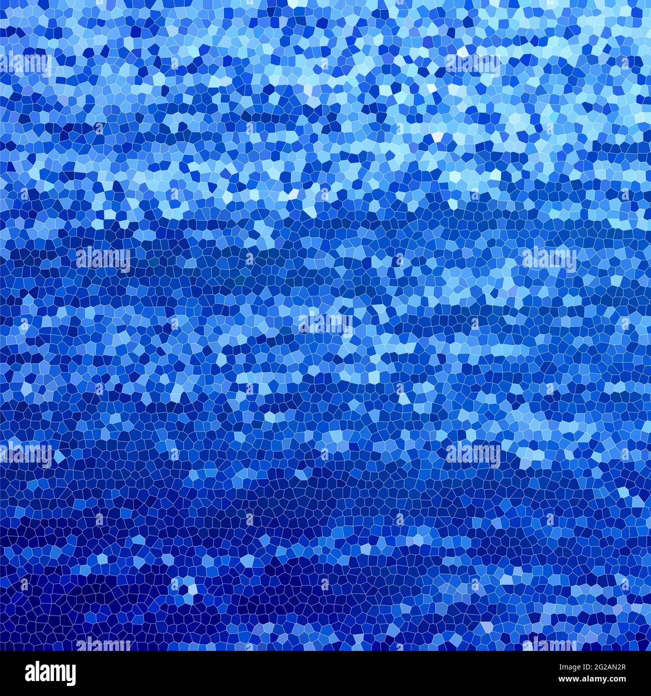 Abstrakter Hintergrund mit blauem Farbverlauf – Mosaikstil Stockfoto