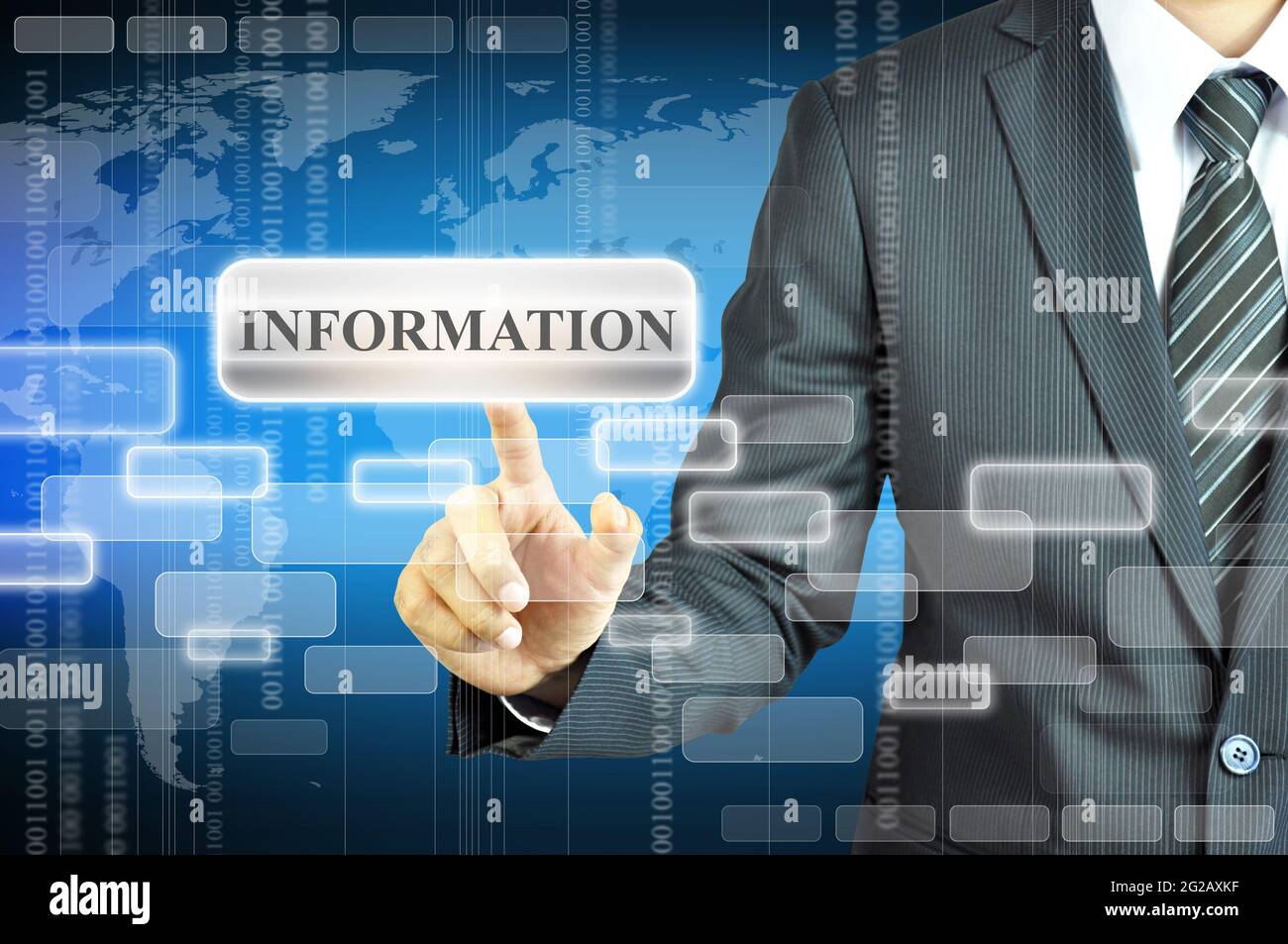 Geschäftsinformationen Stockfoto