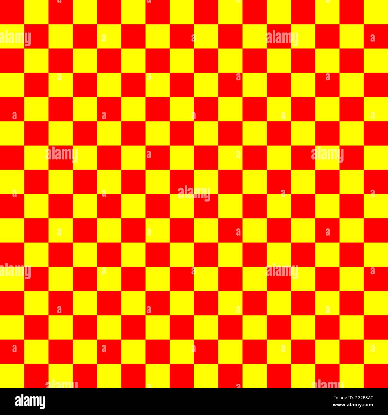 Roter und gelber karierter abstrakter Hintergrund Stockfoto
