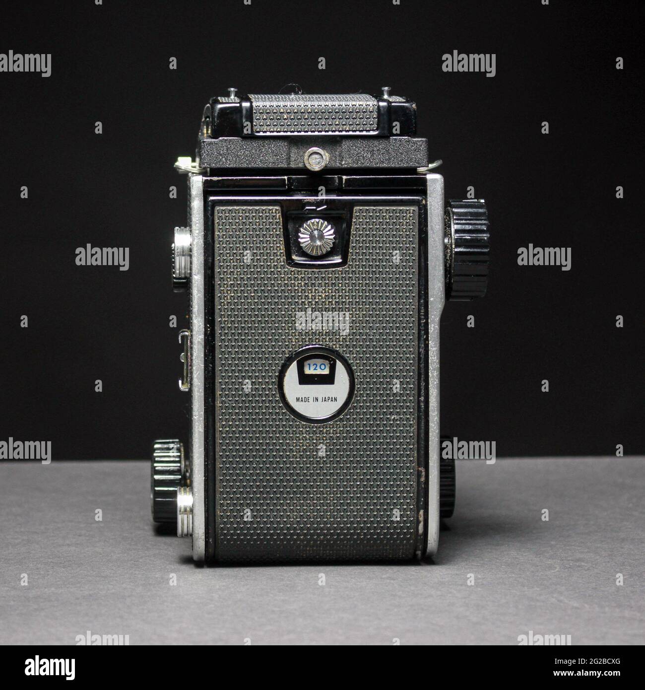Mamiya c220 Spiegelreflexkamera im Mittelformat. Stockfoto