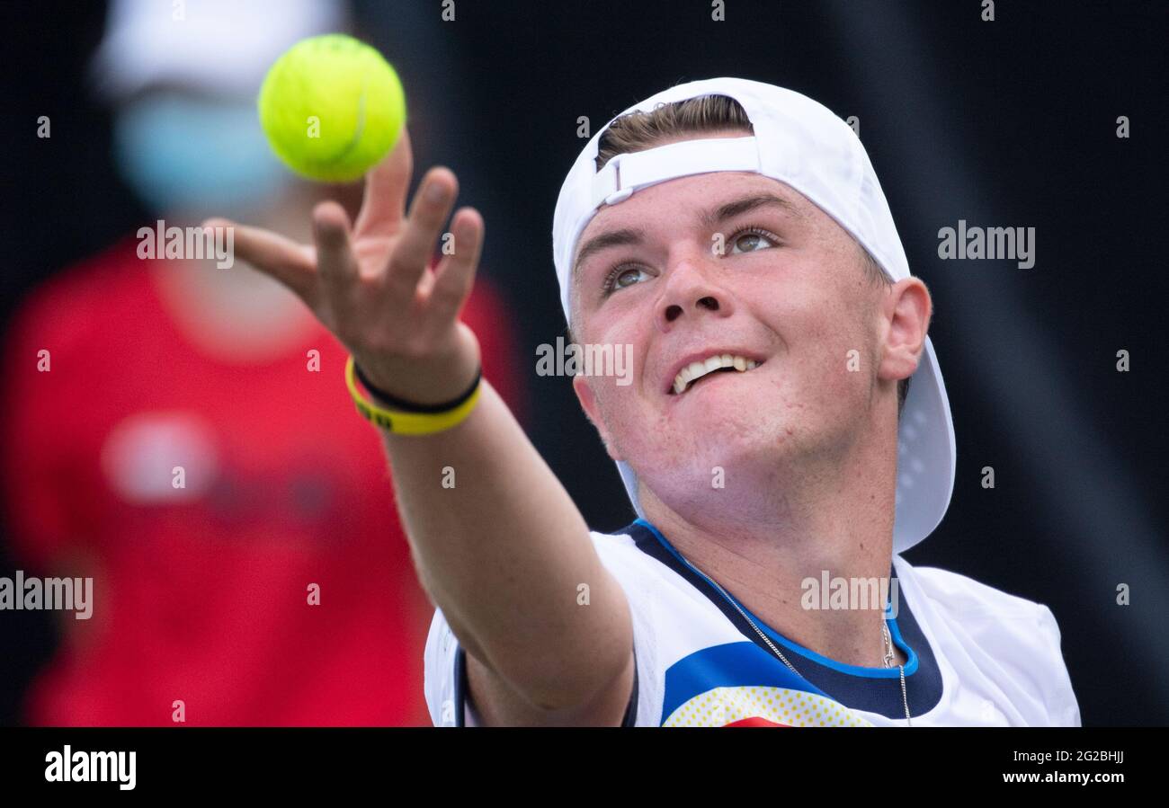 Stuttgart, Deutschland. Juni 2021. Tennis ATP Tour - Stuttgart, Singles, Herren, 16. Runde
