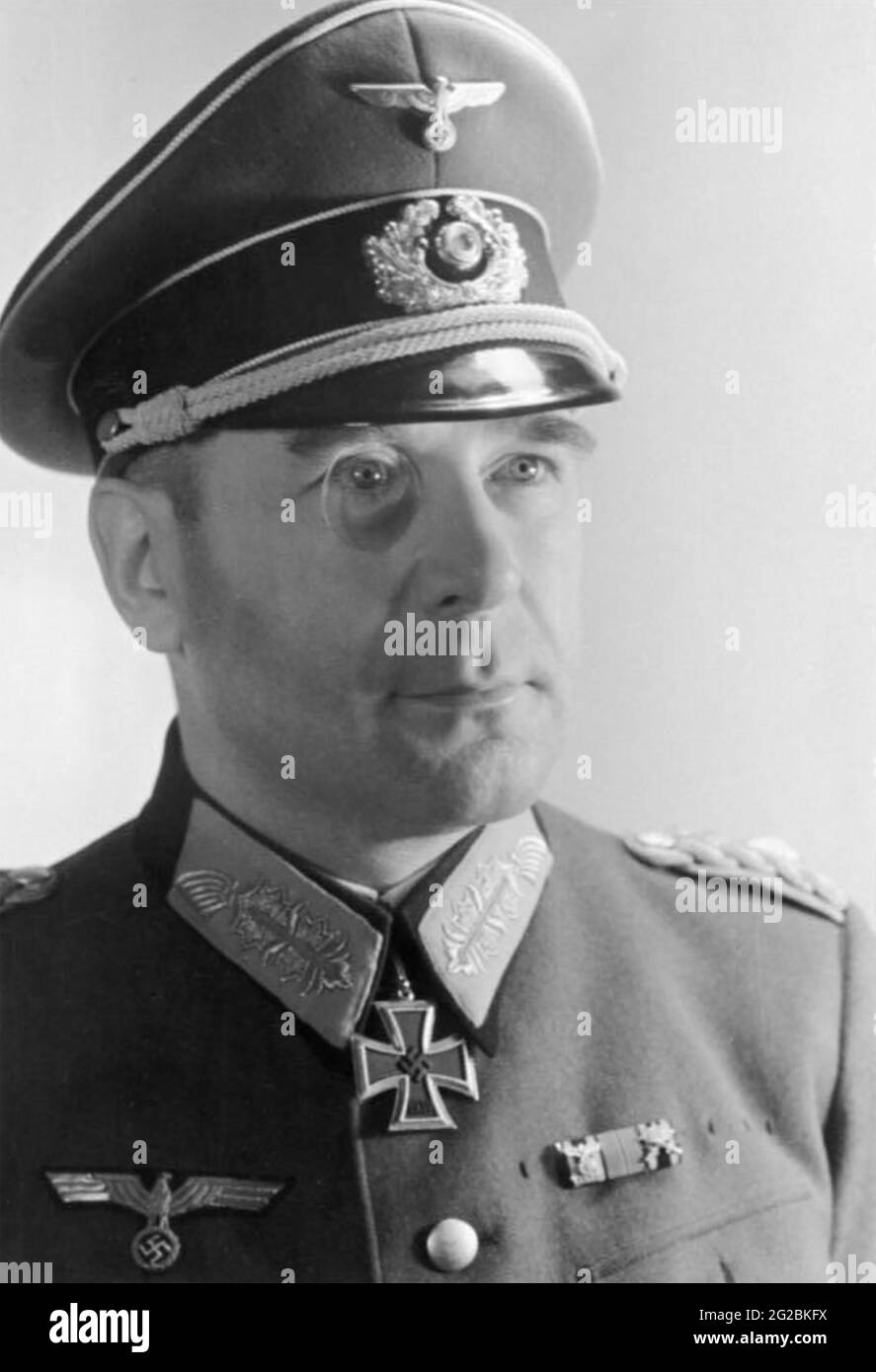 HANS KREBS (1898-1945) Infanteriekommandant der Deutschen Armee, der am 2. Mai 1945 im Führerbunker Selbstmord beging Stockfoto