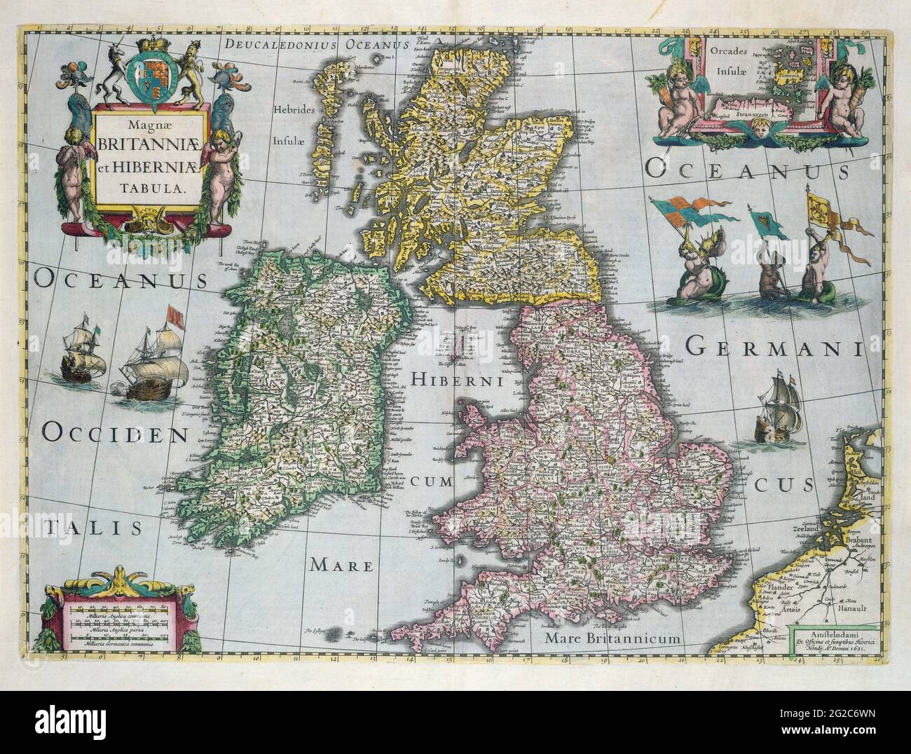 Karte von Großbritannien, Karte von Großbritannien, Retro Karte von Großbritannien, Karte von Großbritannien, Karte von Großbritannien, Old Great Britain Karte, England Karte Stockfoto