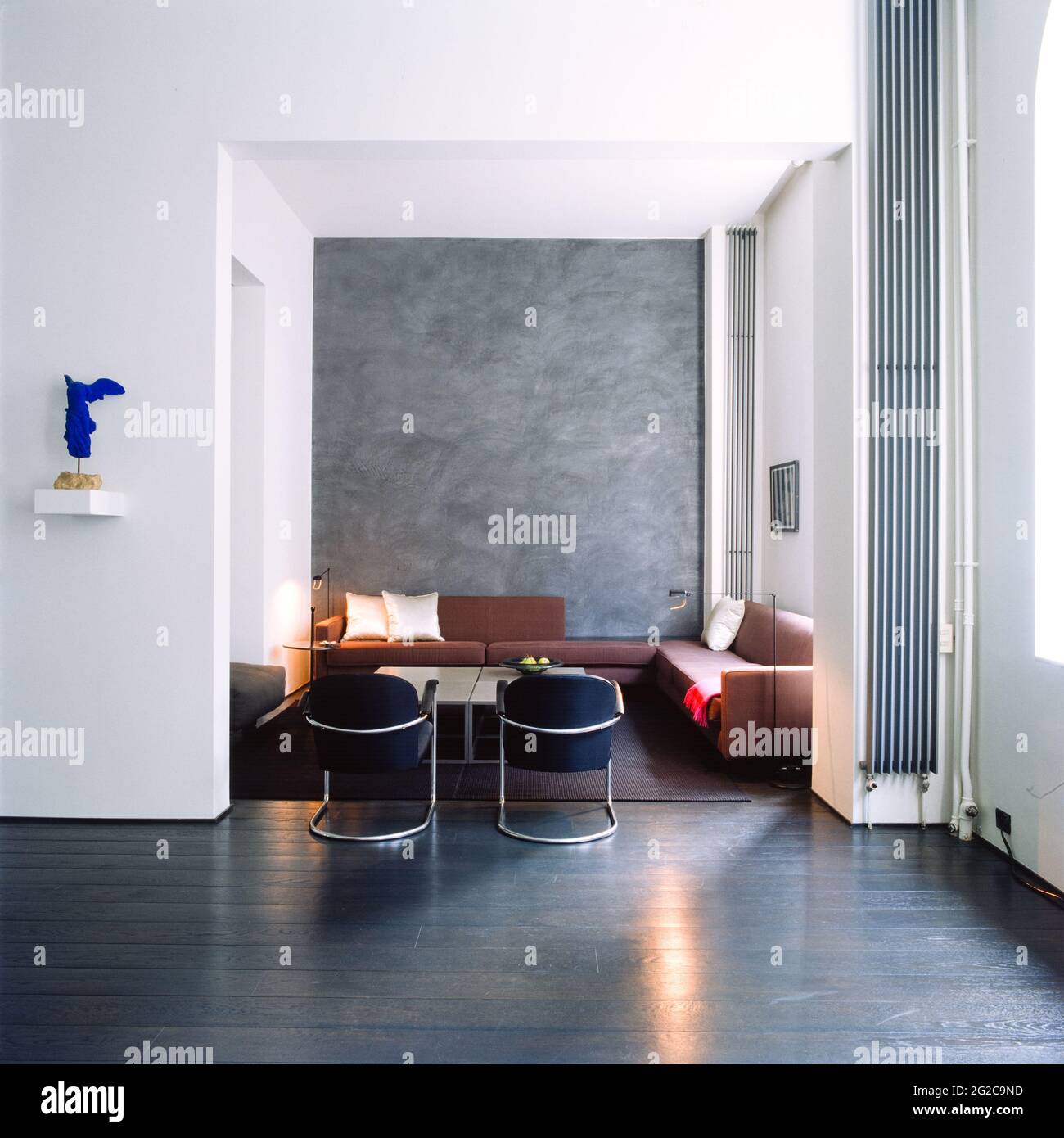 Minimalistische Wohnzimmer Stockfoto