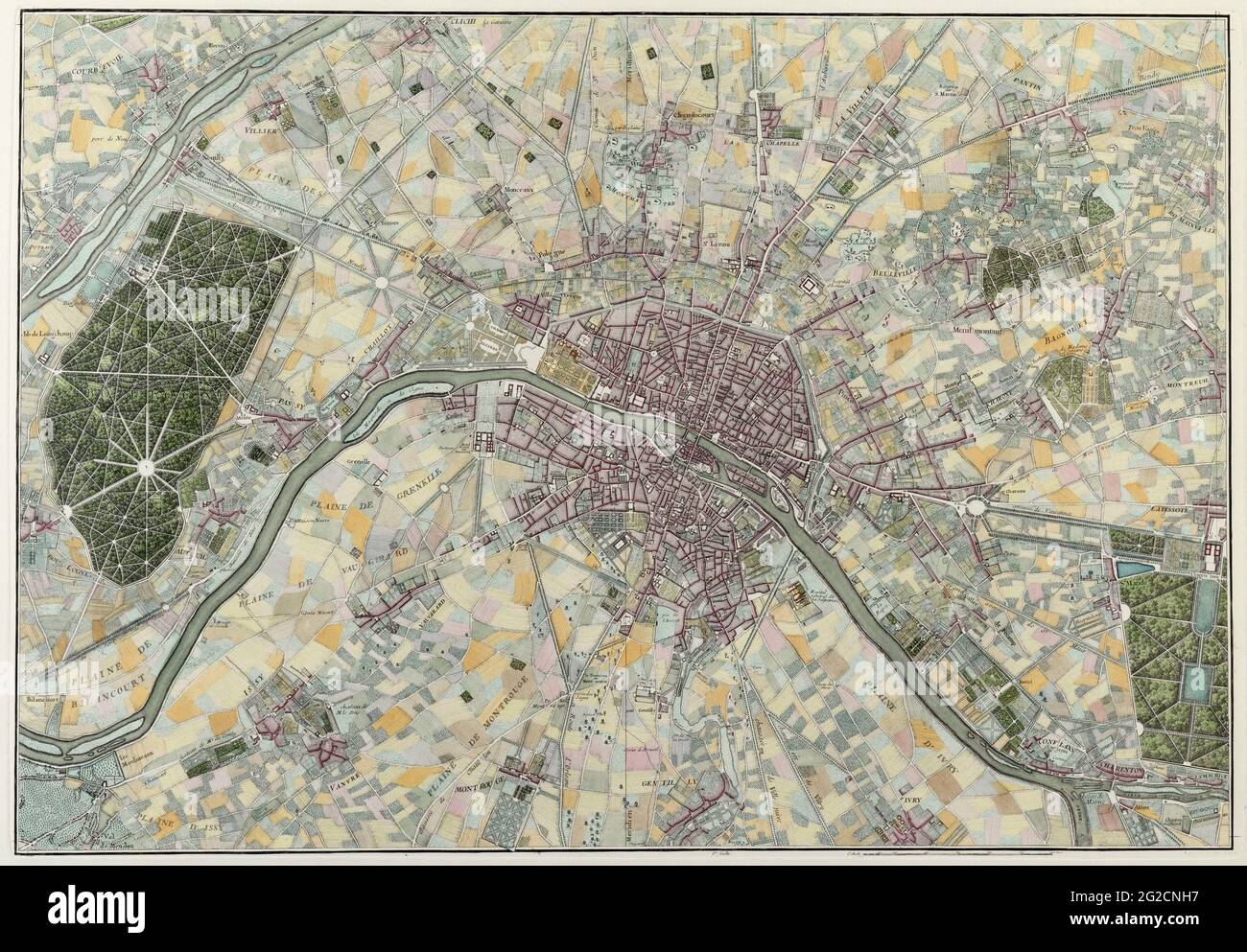 Map Paris Stockfotos Und Bilder Kaufen Alamy