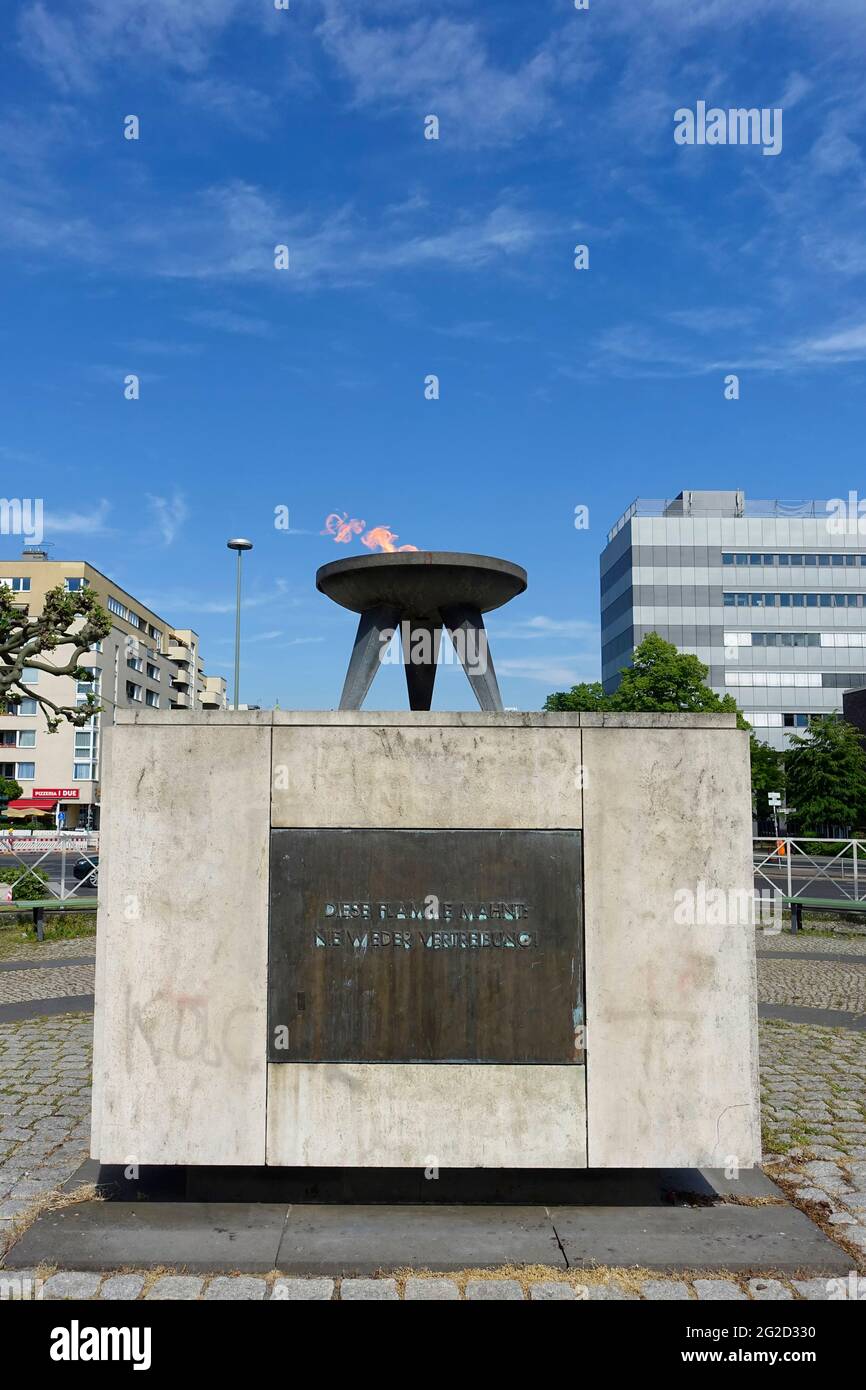 Denkmal für die Opfer von Flucht und Vertreibung, Theodor-Heuss-Platz, Berlin Stockfoto
