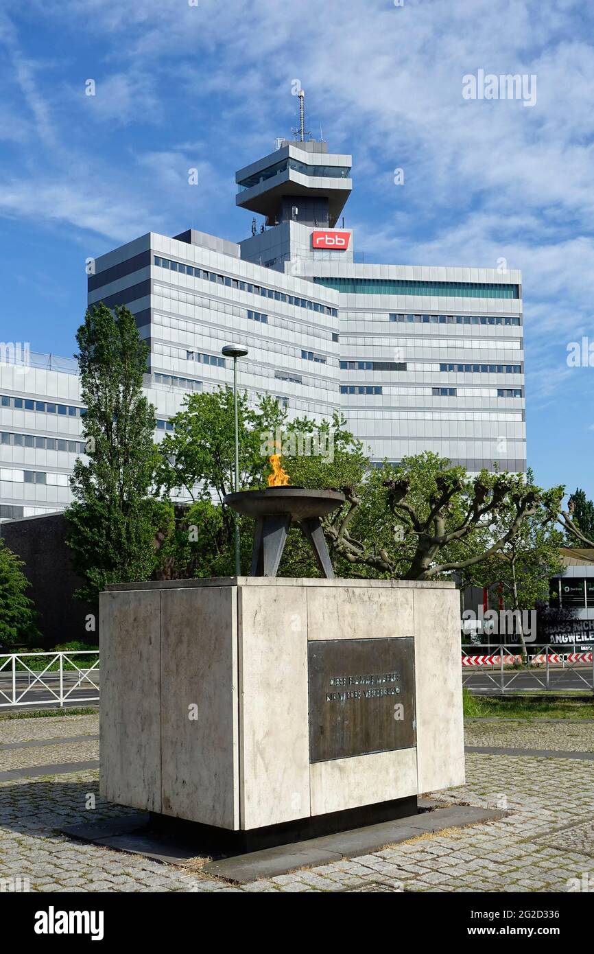 Denkmal für die Opfer von Flucht und Vertreibung, Theodor-Heuss-Platz, Berlin Stockfoto