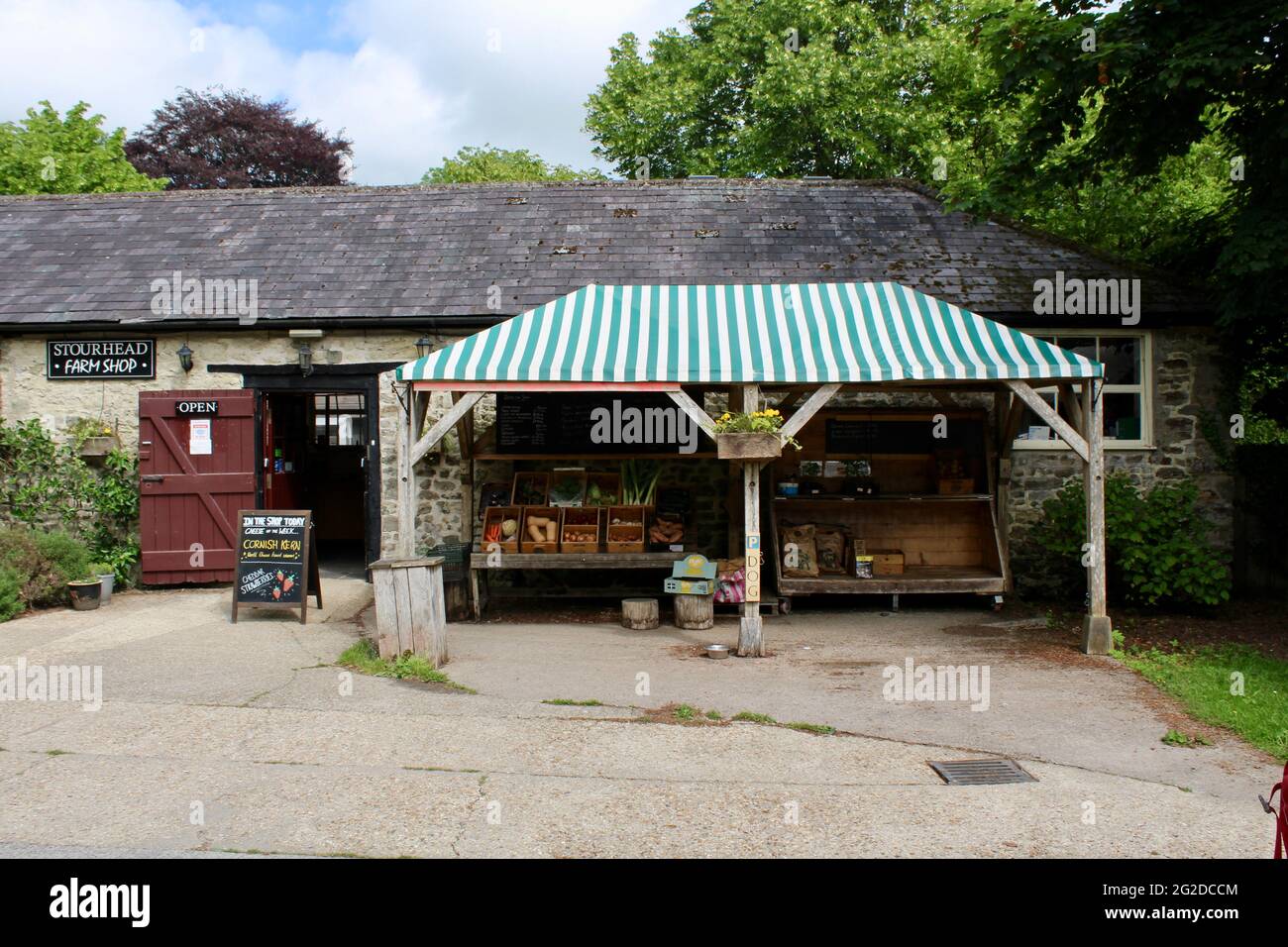 Stourton Village Shop Stockfoto
