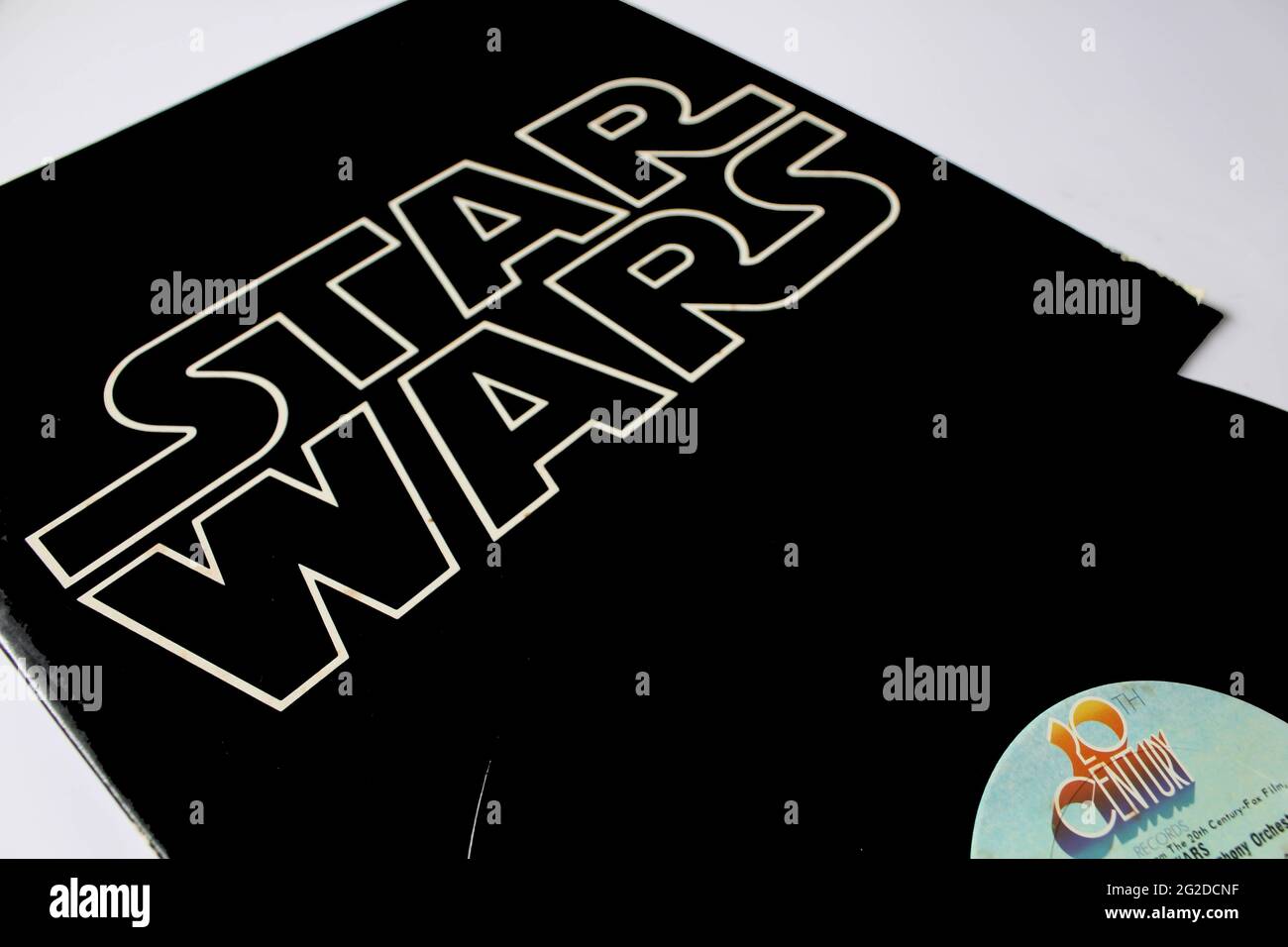 Star Wars ist das Soundtrack-Album zum Film Star Wars von 1977, Musik von John Williams und aufgeführt vom London Symphony Orchestra. Vinyl-Schallplattenalbum Stockfoto