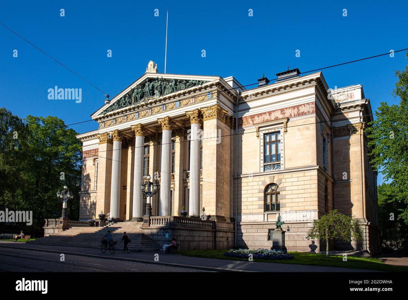 Säätytalo oder House of Estates in Helsinki, Finnland Stockfoto