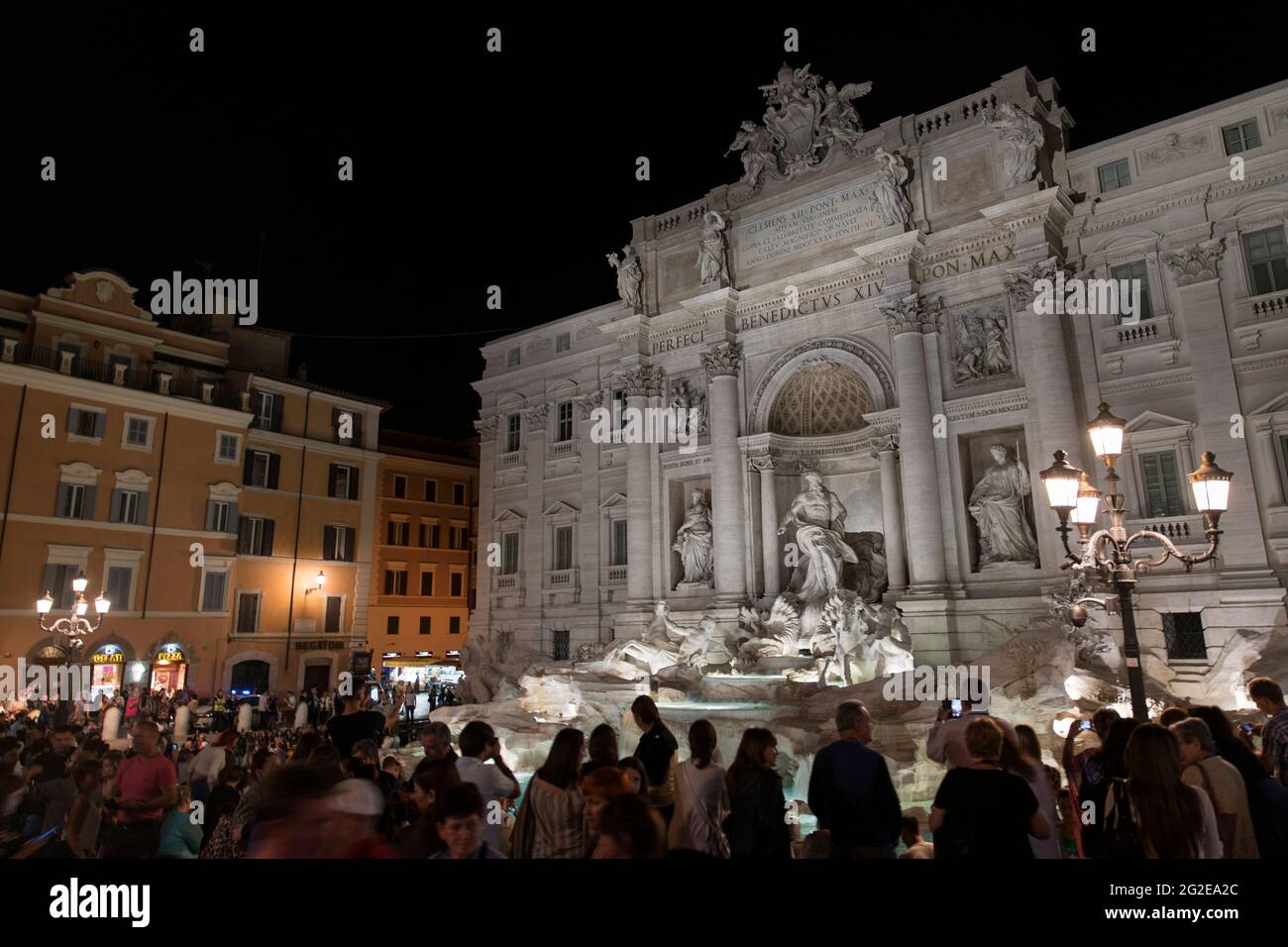 Trevi-Brunnen in Rom Stockfoto