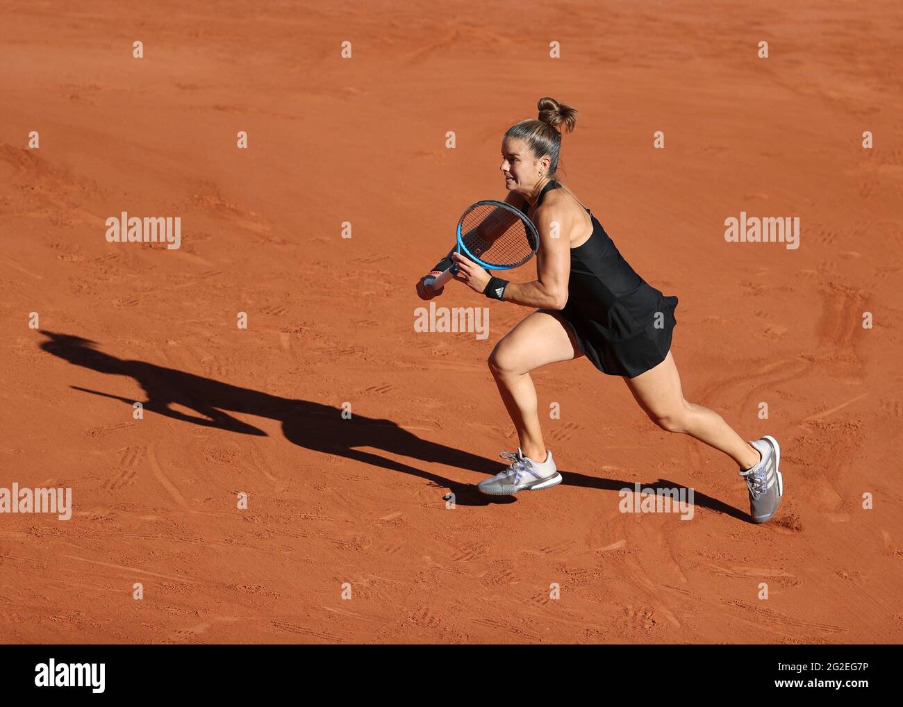 Maria Sakkari aus Griechenland während des 12. Tages der French Open 2021, Grand Slam Tennisturnier am 10. Juni 2021 im Roland-Garros Stadion in Paris, Frankreich - Foto Jean Catuffe / DPPI Stockfoto