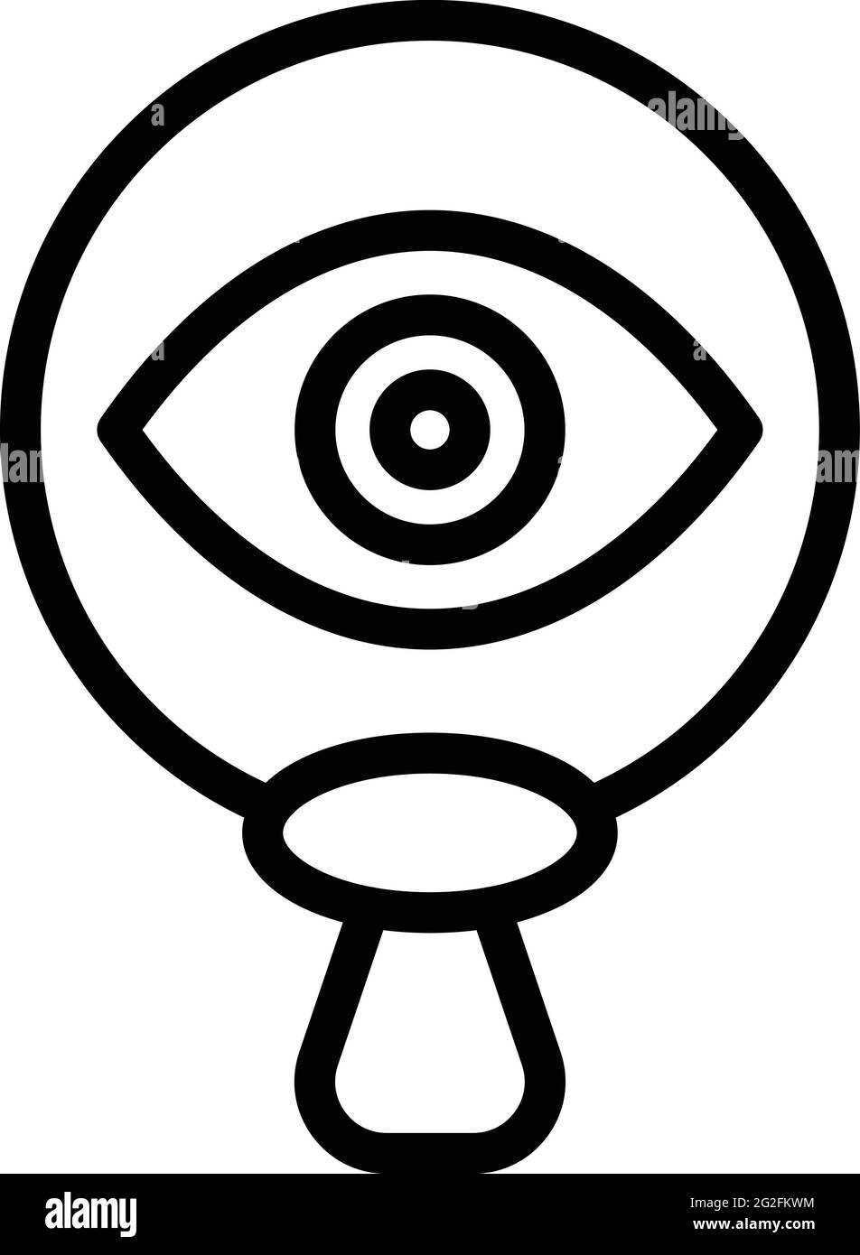 Symbol „Vertrauensbeziehung suchen“. Vektorsymbol „Suche nach Vertrauensbeziehungen“ für Webdesign auf weißem Hintergrund isoliert Stock Vektor