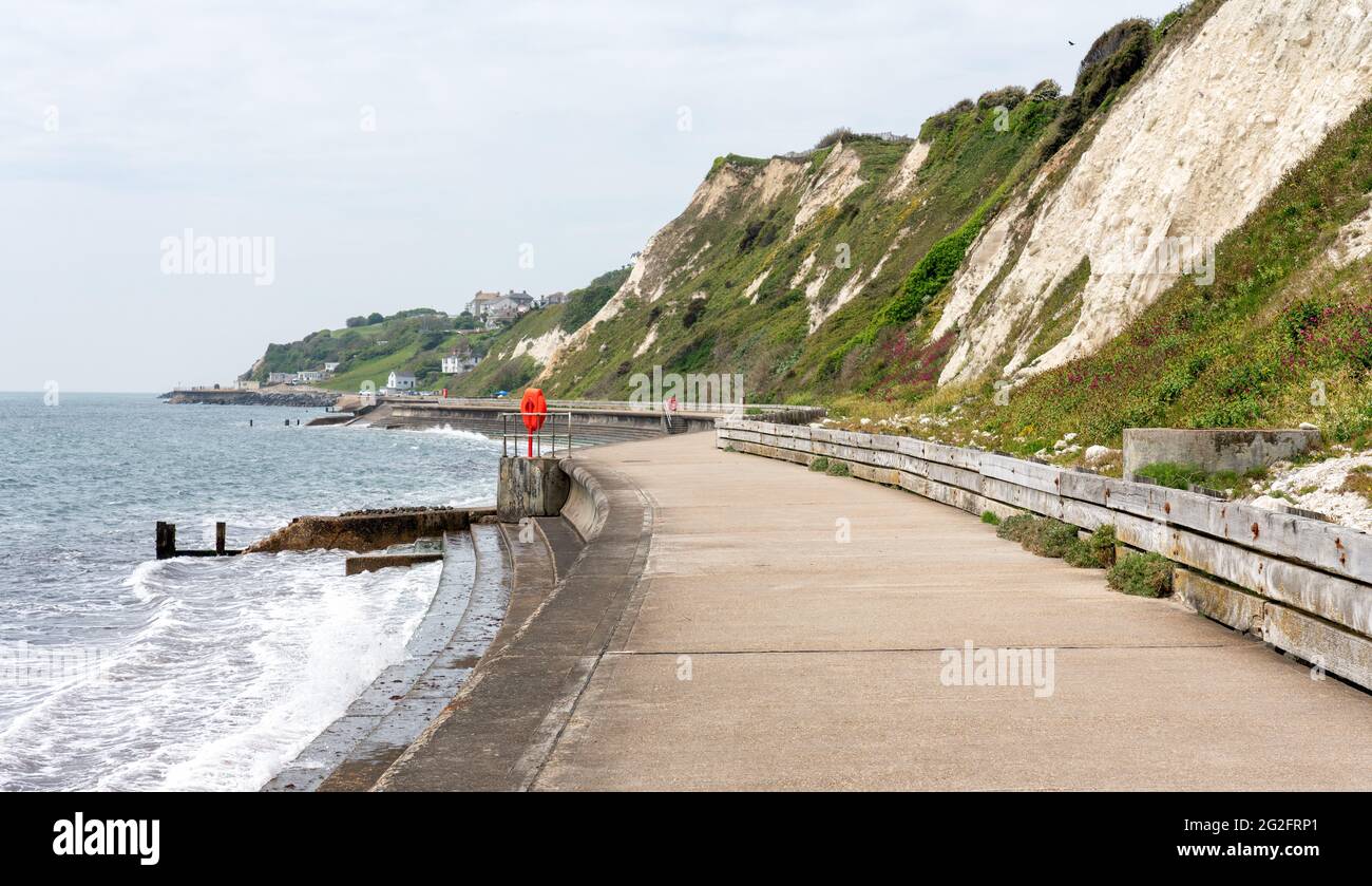 Horseshoe Bay bei Ventnor an der Südküste der Isle of Wight Hampshire UK Stockfoto