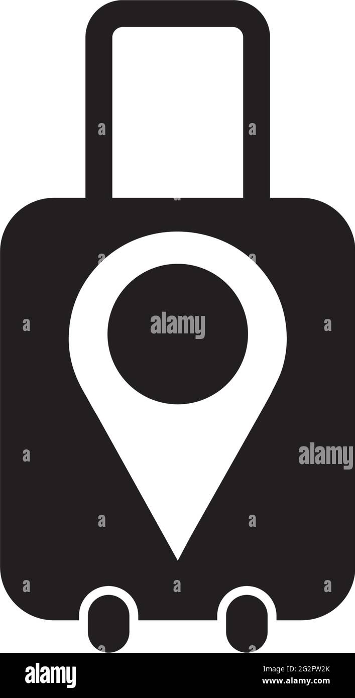 Reisetasche Logo Design Vektor Vorlage Stock Vektor