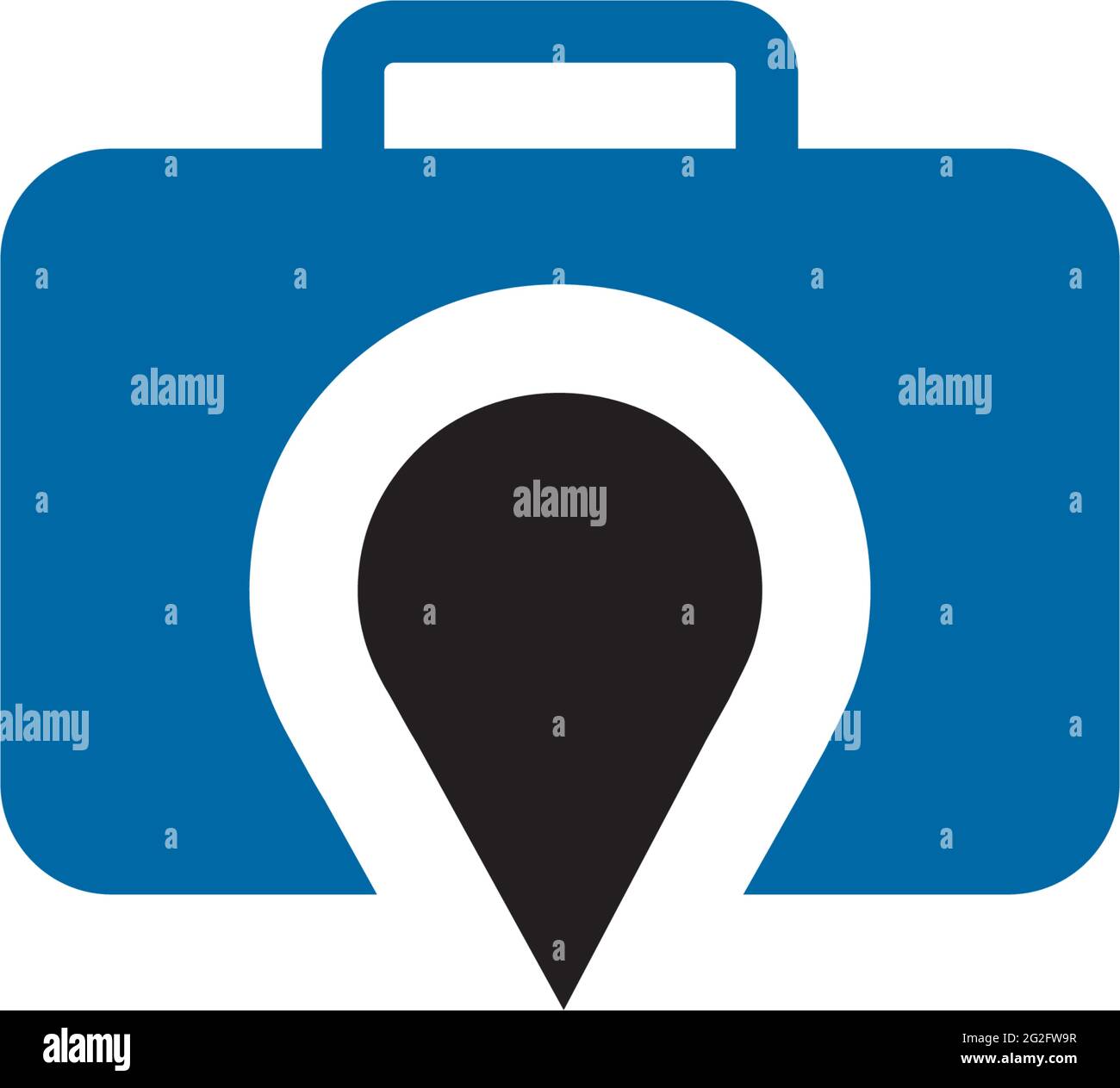Reisetasche Logo Design Vektor Vorlage Stock Vektor