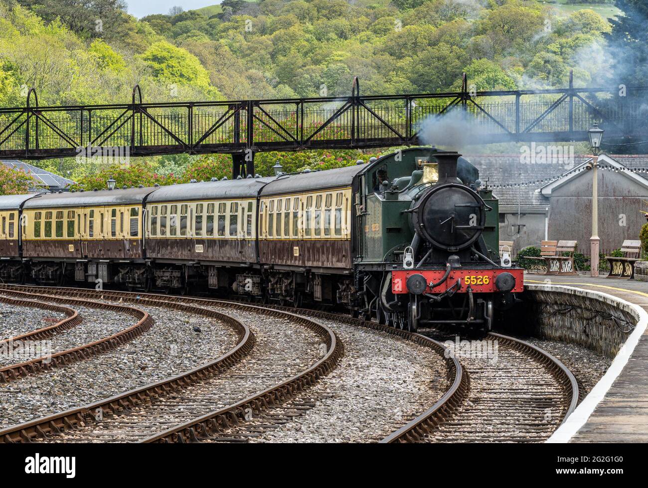 Dartmouth Steam Railway (Kingswear) Stockfoto
