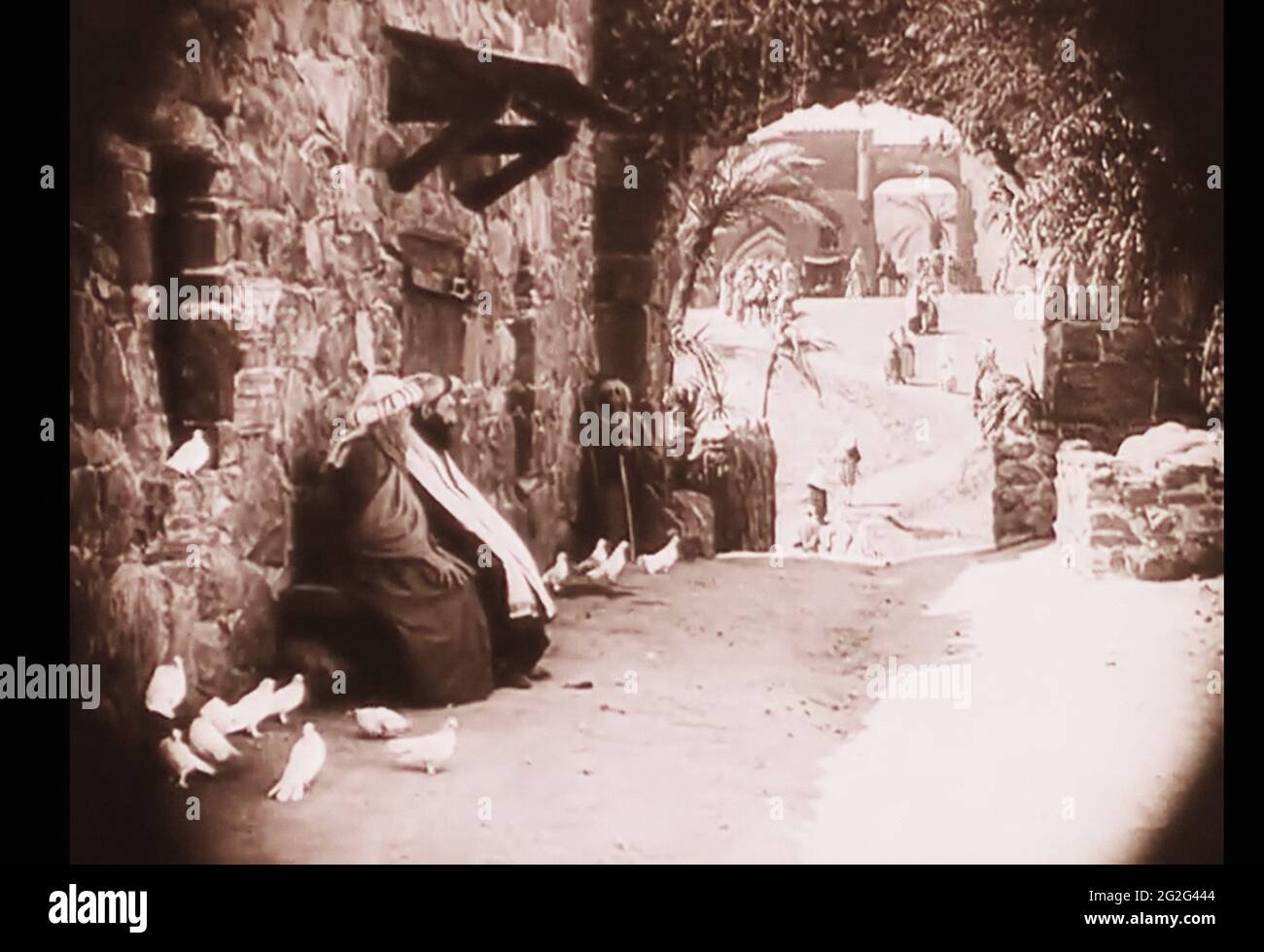 Vintage still des antiken Babylonlebens aus dem frühen 1900er Film Intoleranz Stockfoto