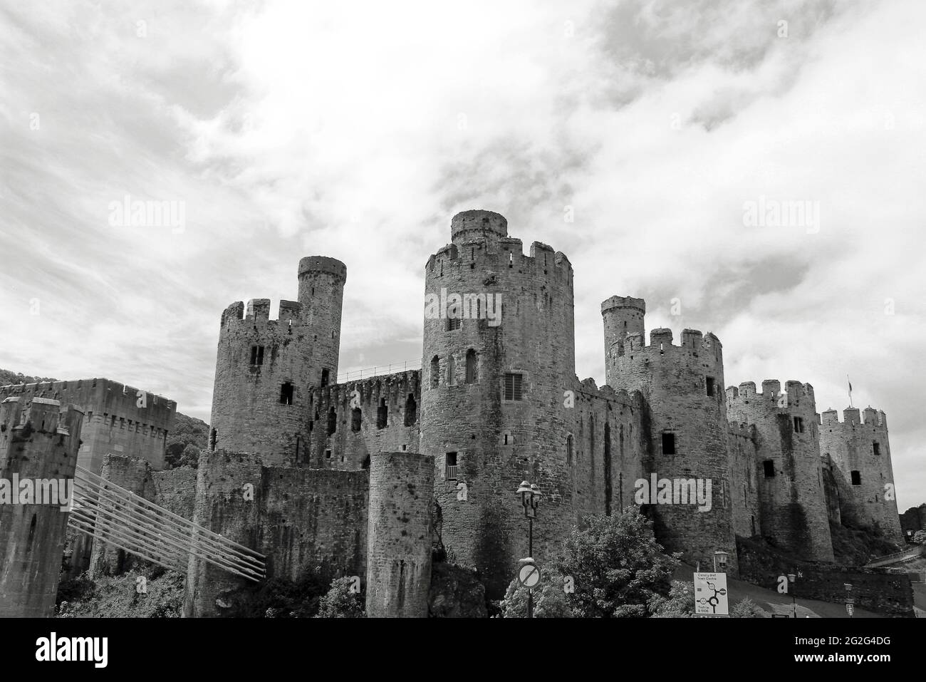 Conwy Castle, Wales, UK Stockfoto