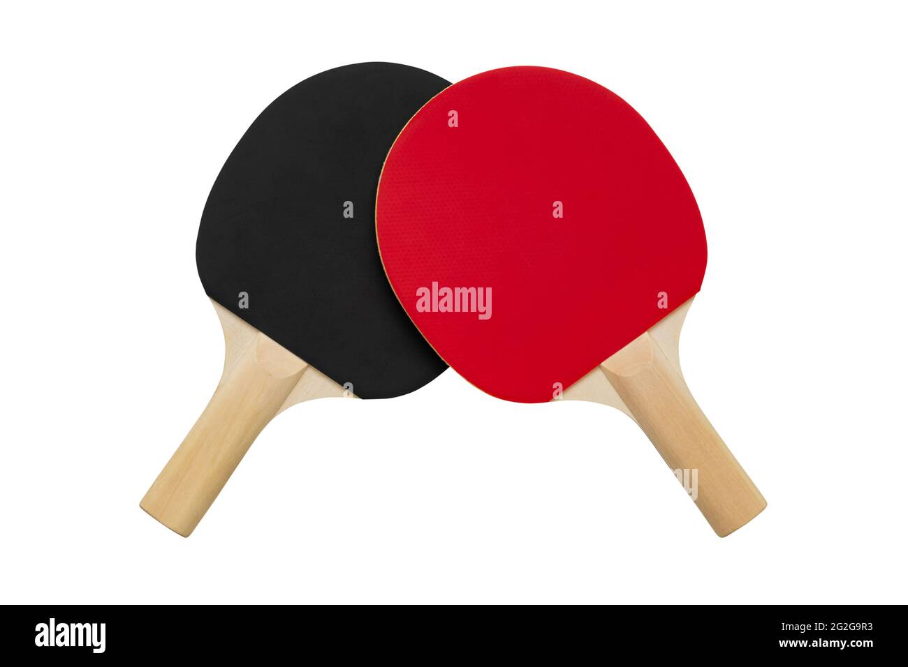 Tischtennis Abdeckung für Tischtennis mit rotem Tischtennisschläger 