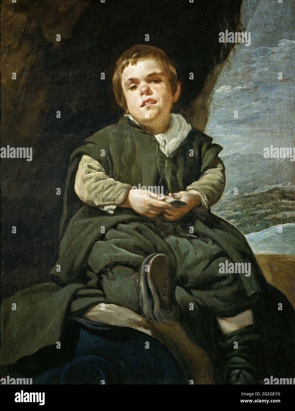 Diego VelÃ¡zquez – El Nio De Vallecas Stockfoto