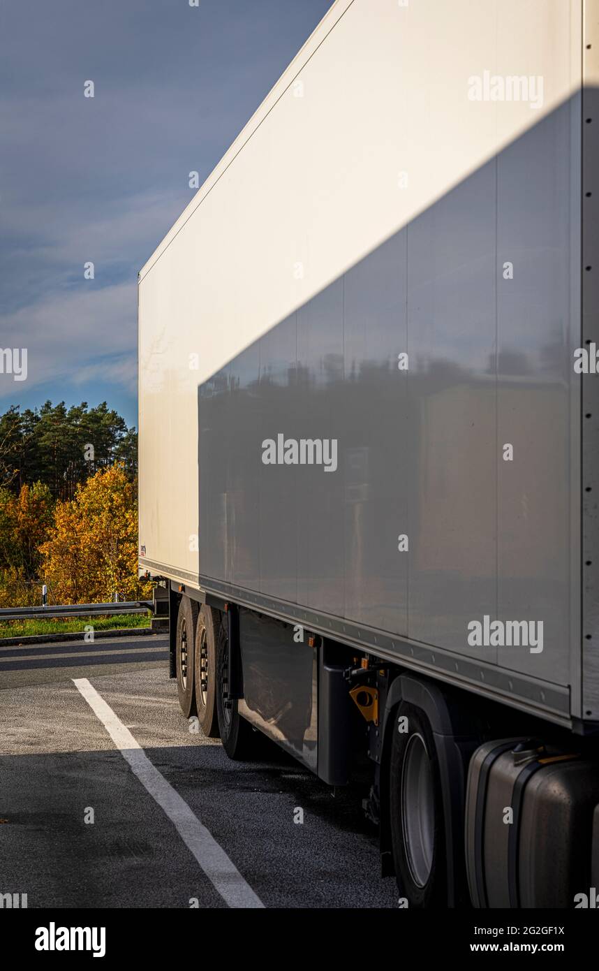 Rastplatz des Staplers Stockfoto