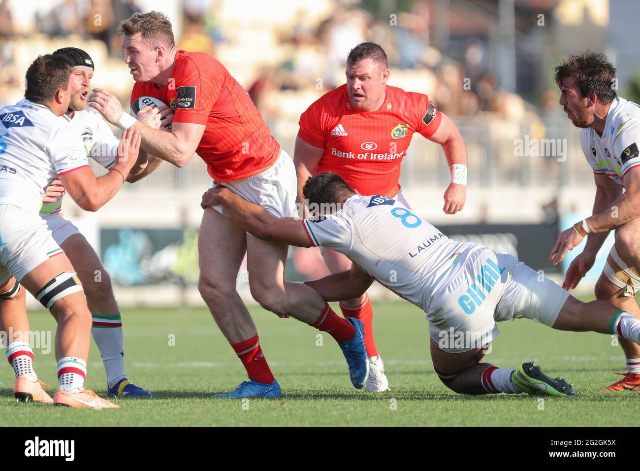 Sergio Lanfranchi Stadium, Parma, Italien, 11. Juni 2021, Chris Farrell (Munster) im Einsatz während des Rainbow Cup 2021 - Zebre Rugby vs Munster, Rugby Guinness Pro 14 Spiel - Foto Massimiliano Carnabuci / LM Stockfoto