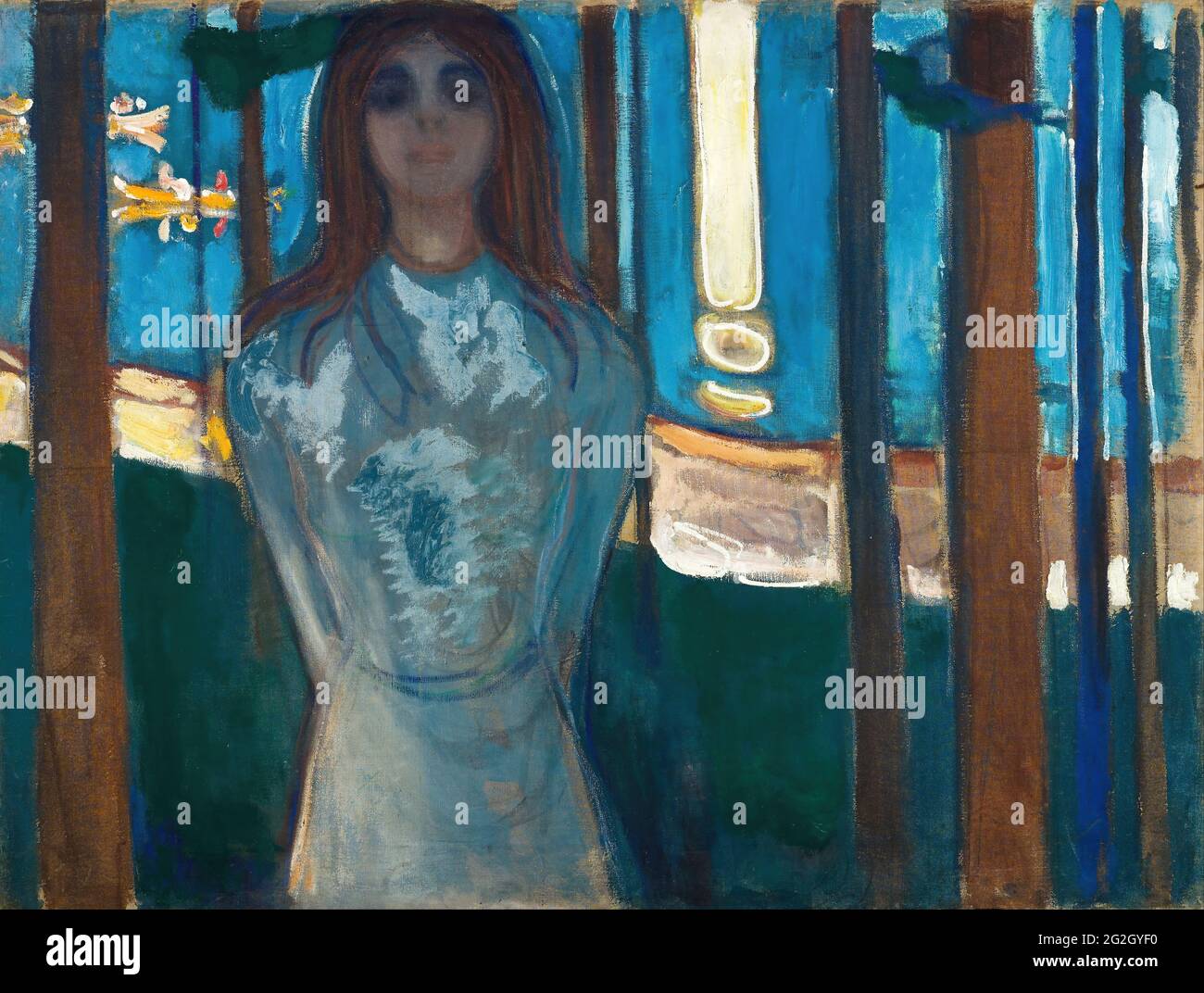 Edvard Munch - die Stimme, Sommer Nacht Stockfoto