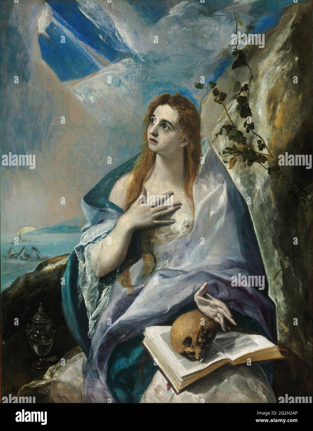 El Greco - die reuige Magdalena Stockfoto