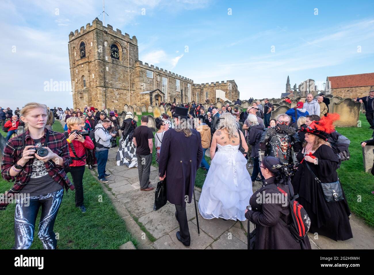 Whitby Gothic Weekend Stockfoto