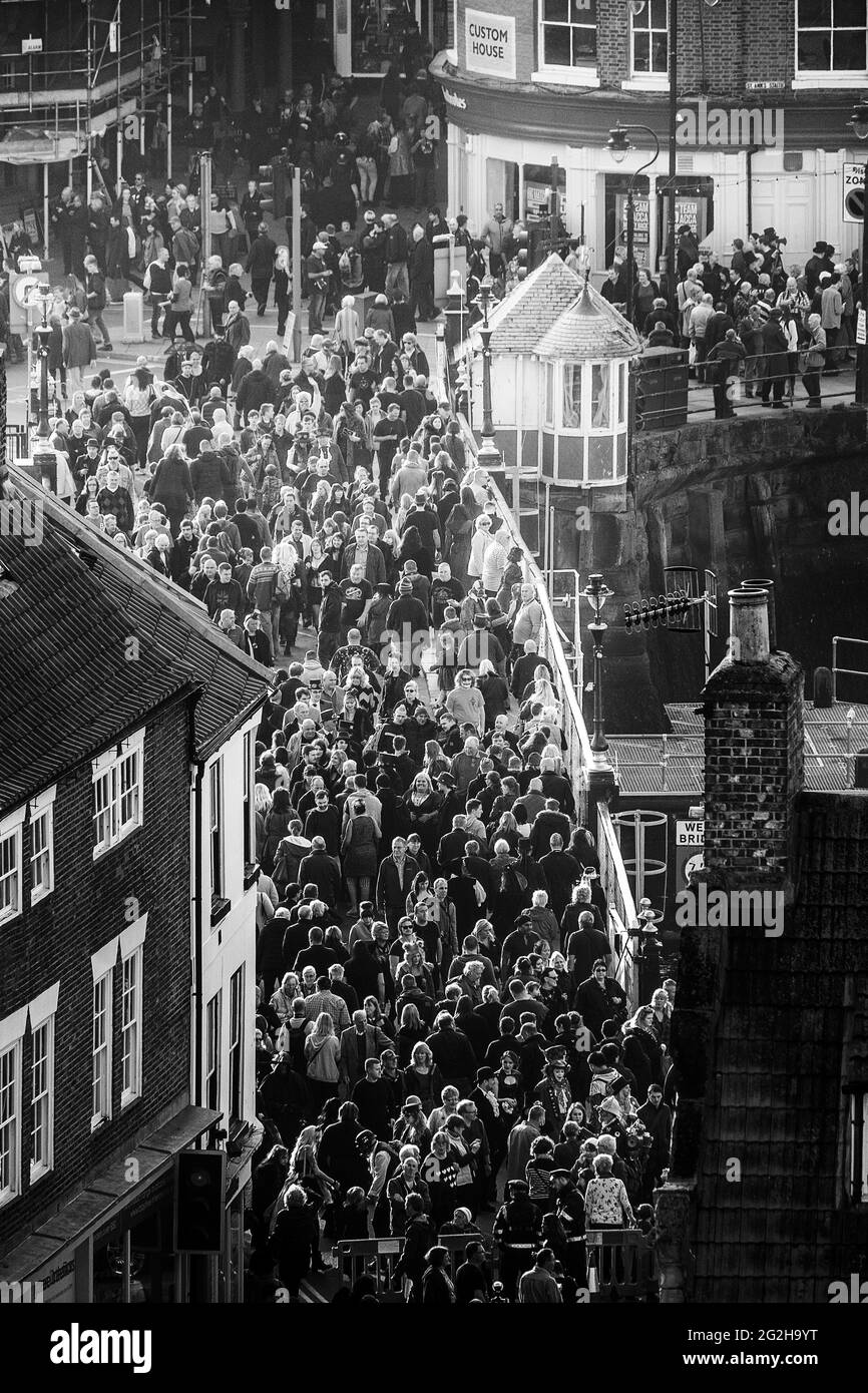 Whitby Gothic Weekend Stockfoto