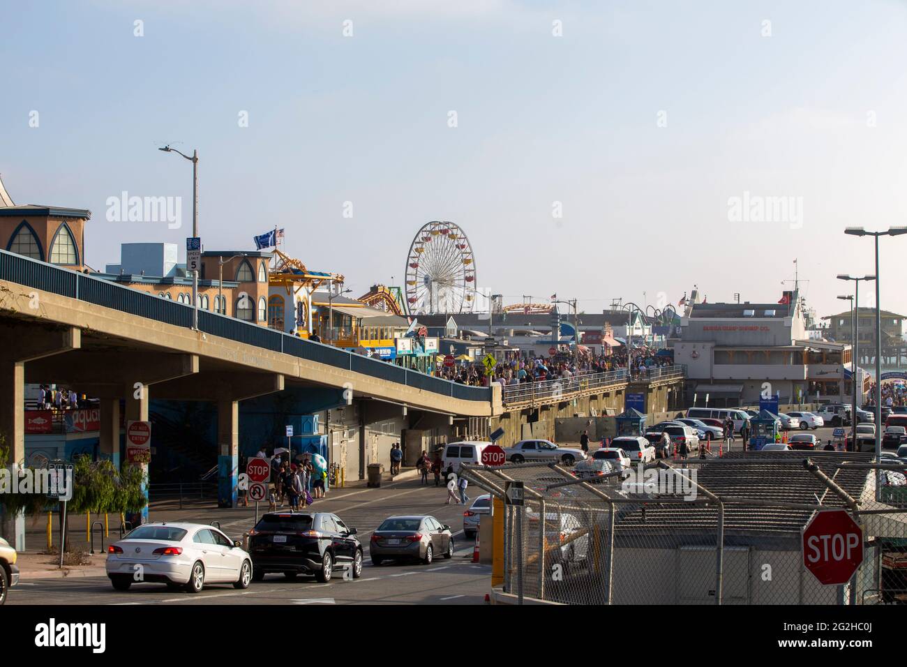 Santa Monica Pier in Los Angeles, Kalifornien, USA Stockfoto