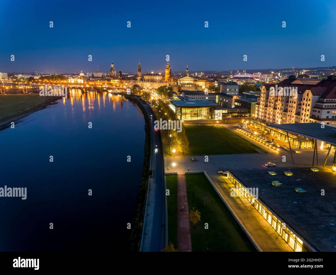Internationales Kongresszentrum Dresden Stockfoto