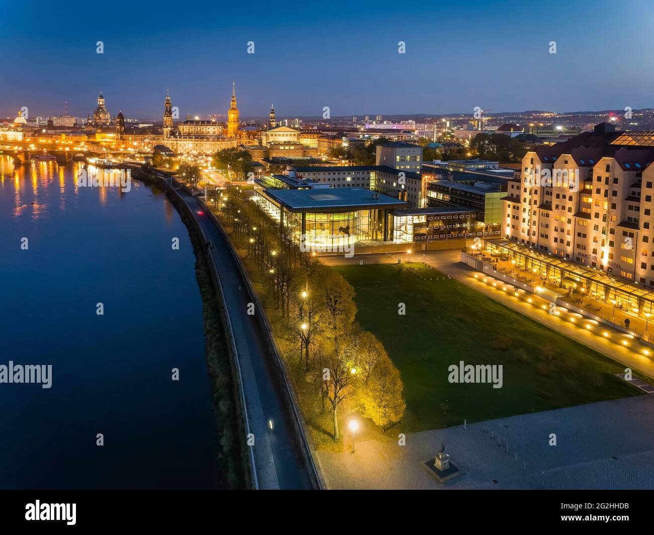 Internationales Kongresszentrum Dresden Stockfoto